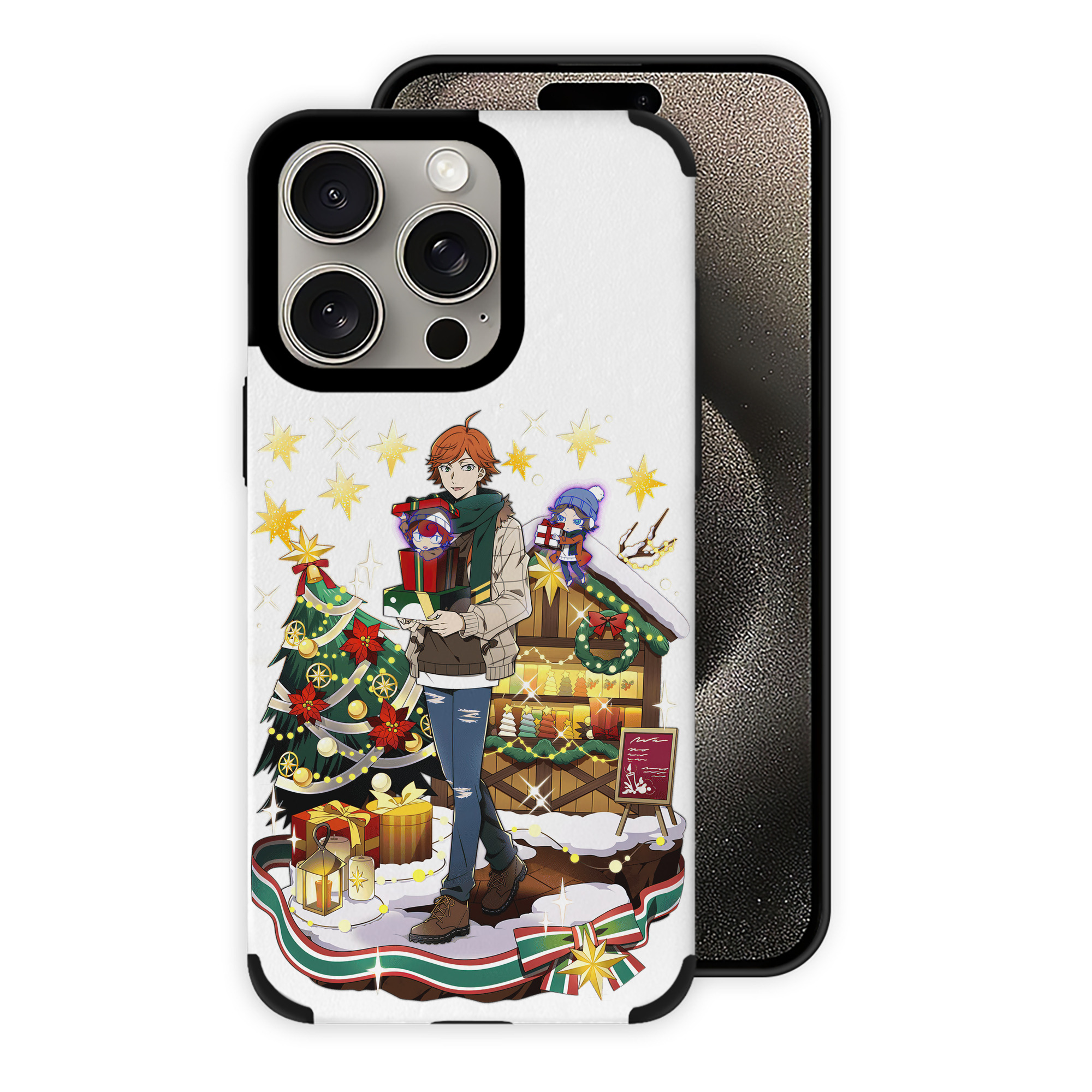 （画像用） 文豪ストレイドッグス Bungo Stray Dogs 【iPhone15ProMax対応】 PUレザー スマホケース 耐衝撃＆黄変防止