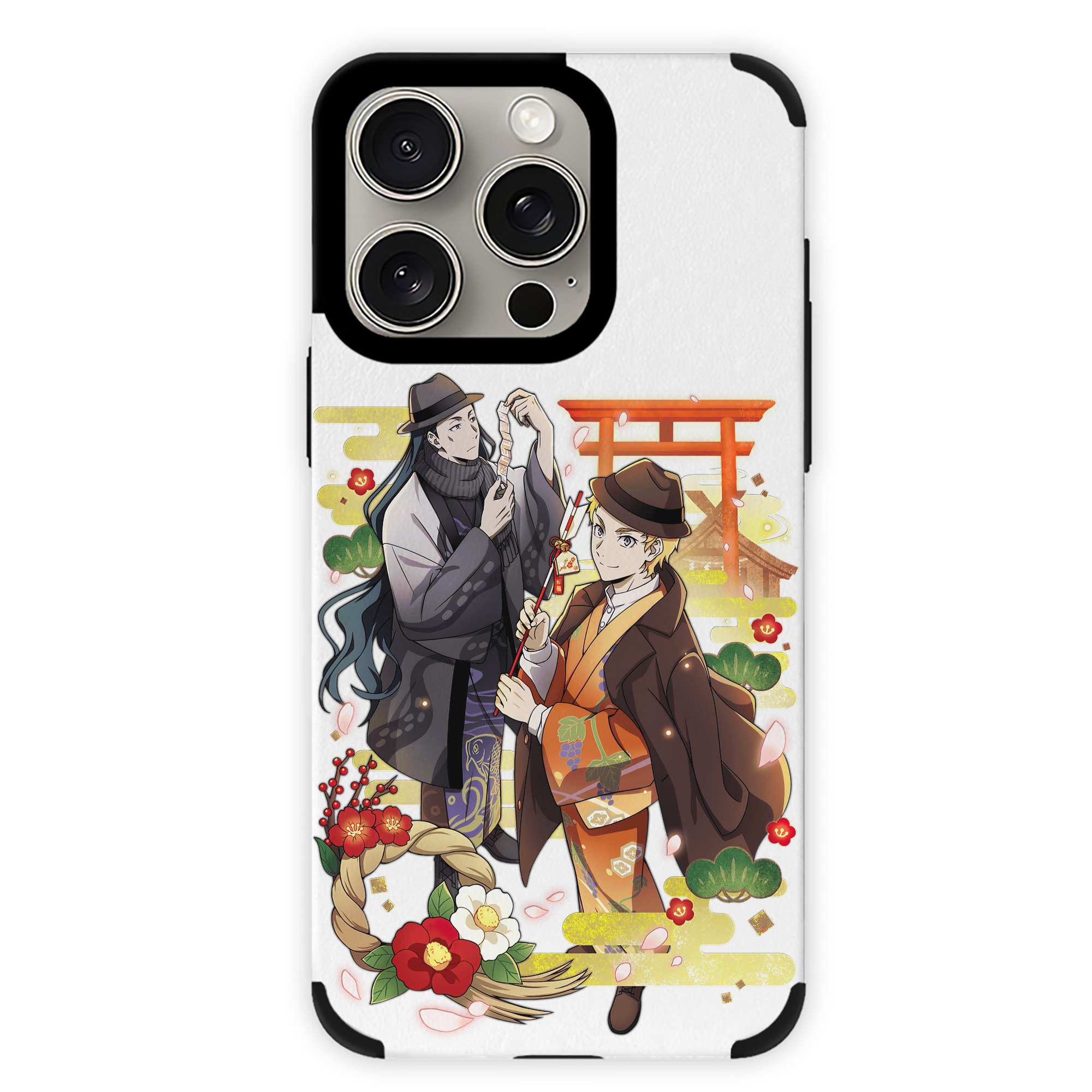 （画像用） 文豪ストレイドッグス Bungo Stray Dogs 【iPhone15ProMax対応】 PUレザー スマホケース 耐衝撃＆黄変防止