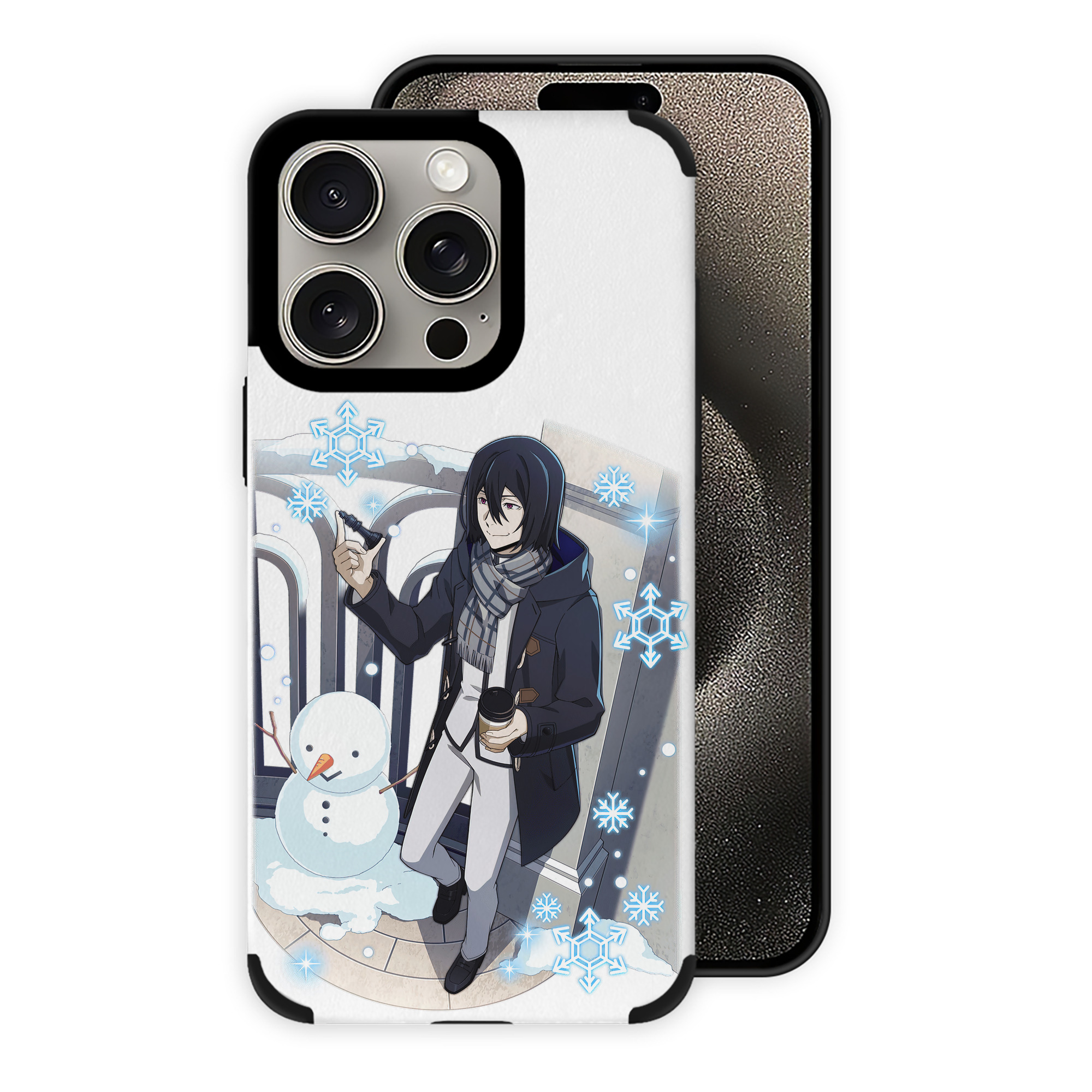 （画像用） 文豪ストレイドッグス Bungo Stray Dogs 【iPhone15ProMax対応】 PUレザー スマホケース 耐衝撃＆黄変防止