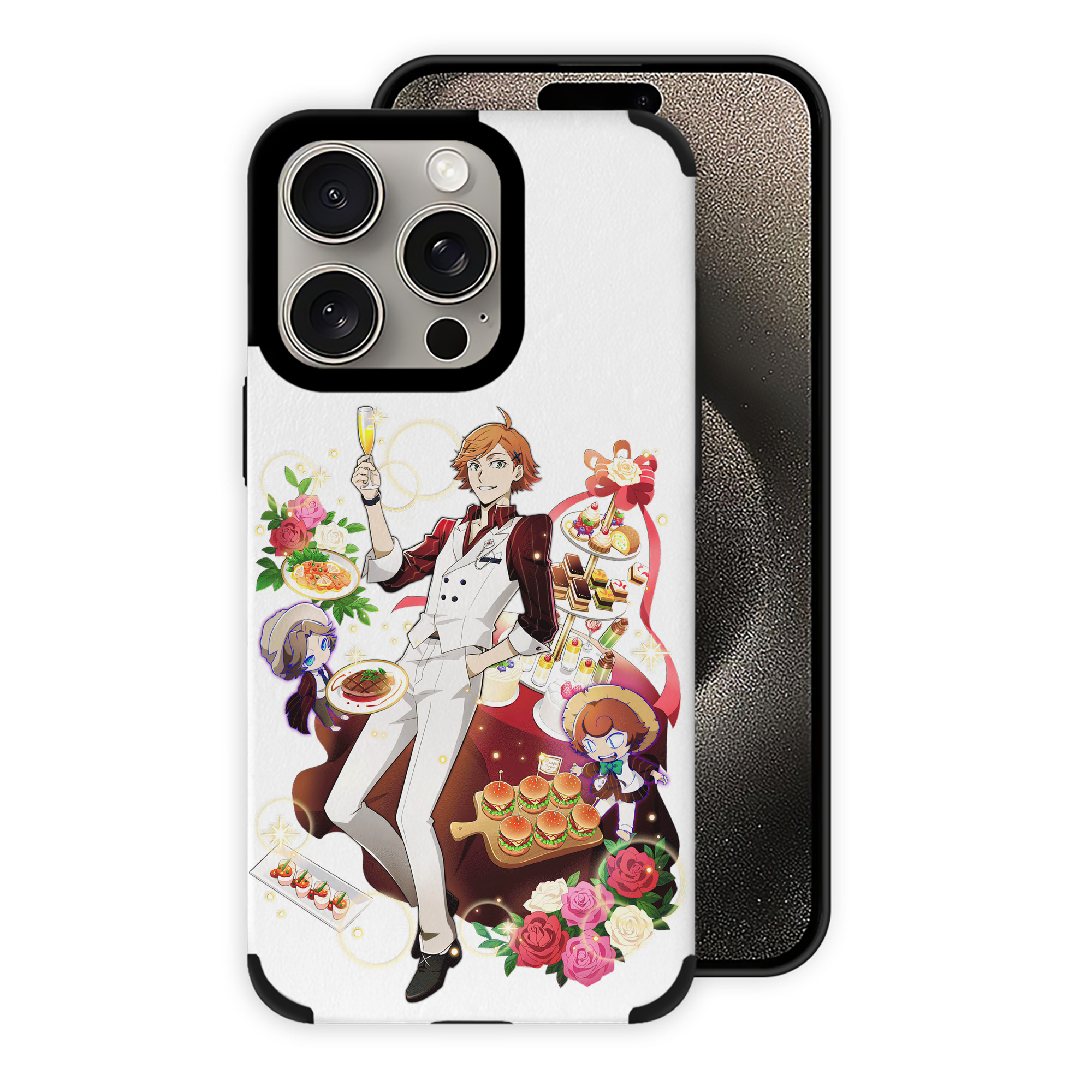 （画像用） 文豪ストレイドッグス Bungo Stray Dogs 【iPhone15ProMax対応】 PUレザー スマホケース 耐衝撃＆黄変防止