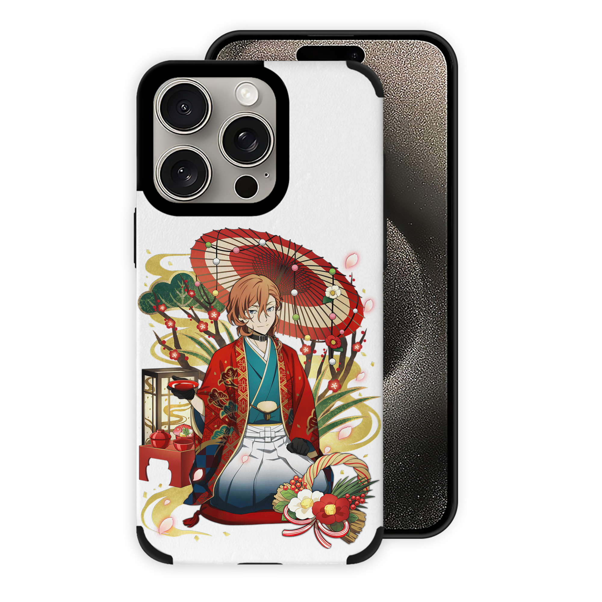 （画像用） 文豪ストレイドッグス Bungo Stray Dogs 【iPhone15ProMax対応】 PUレザー スマホケース 耐衝撃＆黄変防止