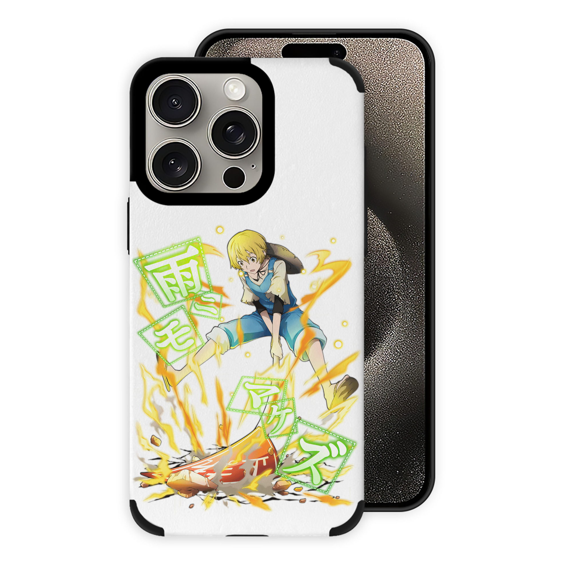 （画像用） 文豪ストレイドッグス Bungo Stray Dogs 【iPhone15ProMax対応】 PUレザー スマホケース 耐衝撃＆黄変防止
