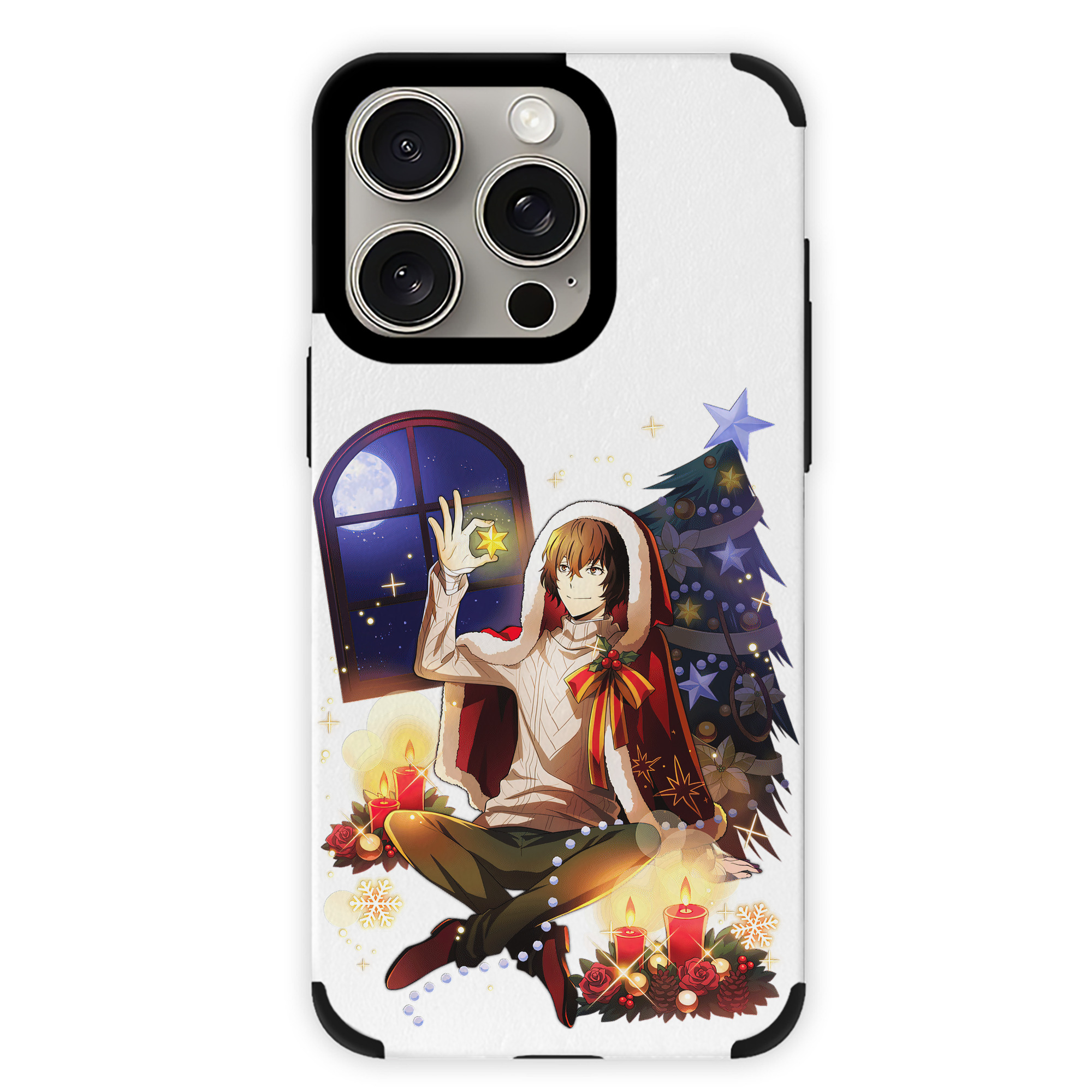 （画像用） 文豪ストレイドッグス Bungo Stray Dogs 【iPhone15ProMax対応】 PUレザー スマホケース 耐衝撃＆黄変防止