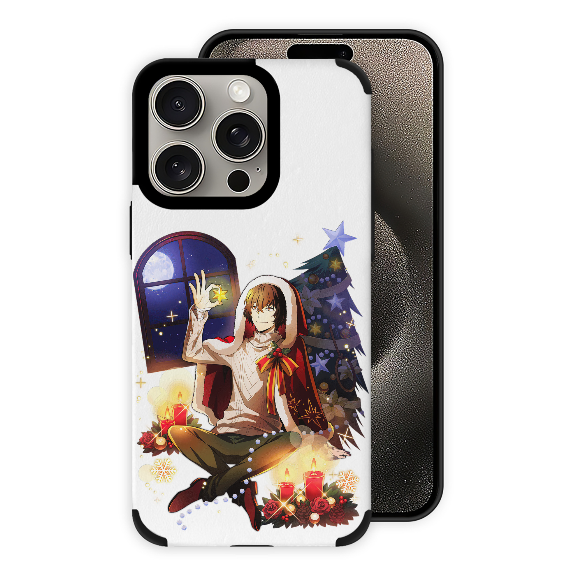 （画像用） 文豪ストレイドッグス Bungo Stray Dogs 【iPhone15ProMax対応】 PUレザー スマホケース 耐衝撃＆黄変防止
