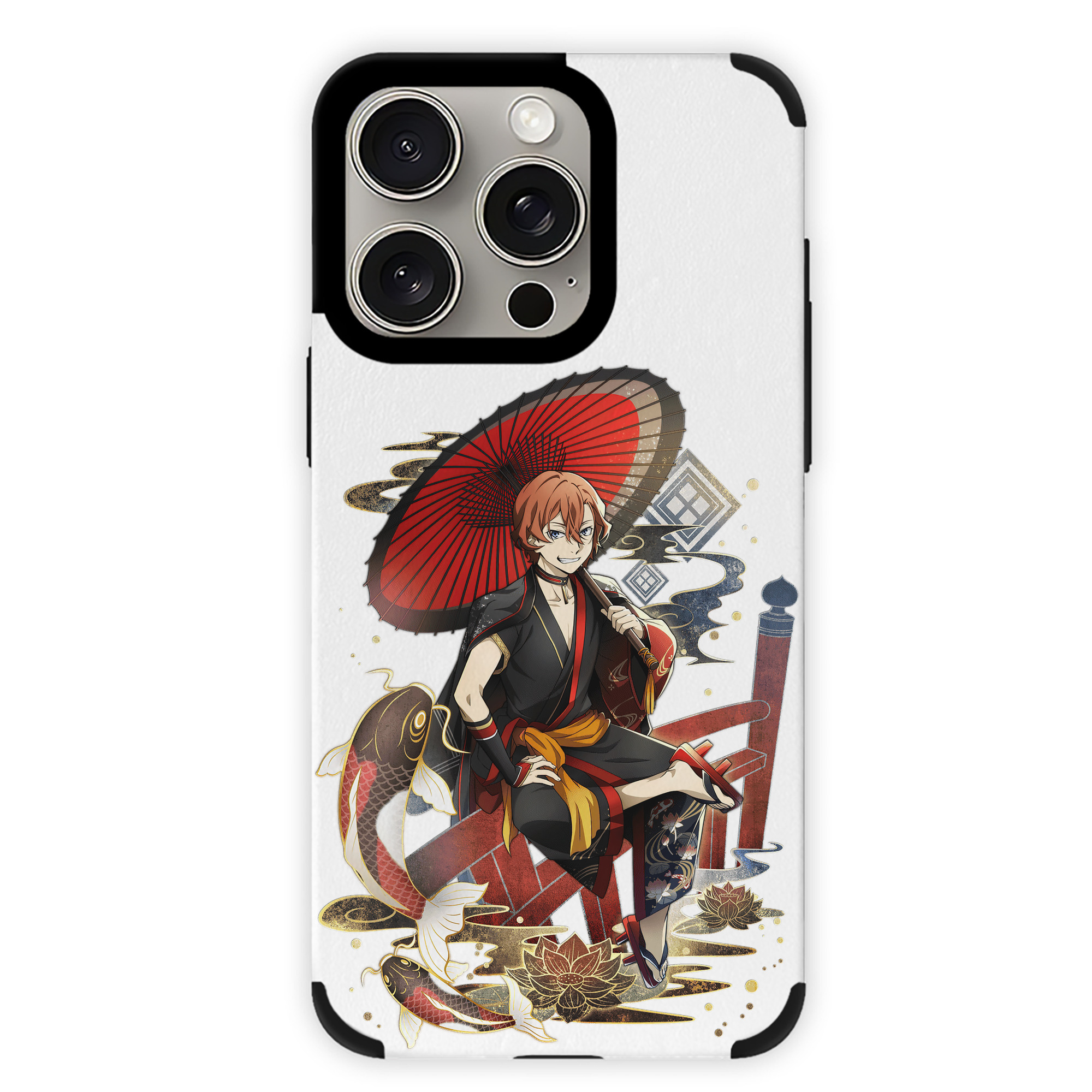 （画像用） 文豪ストレイドッグス Bungo Stray Dogs 【iPhone15ProMax対応】 PUレザー スマホケース 耐衝撃＆黄変防止