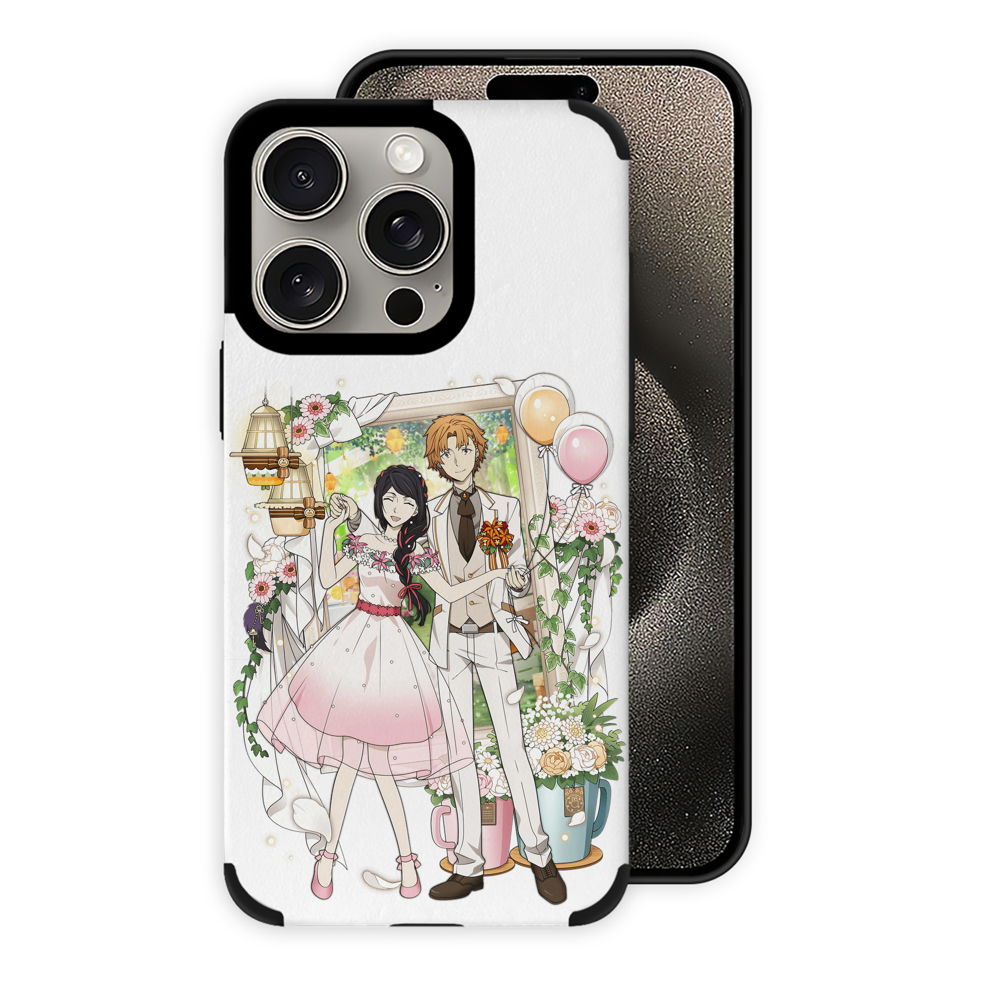 （画像用） 文豪ストレイドッグス Bungo Stray Dogs 【iPhone15ProMax対応】 PUレザー スマホケース 耐衝撃＆黄変防止