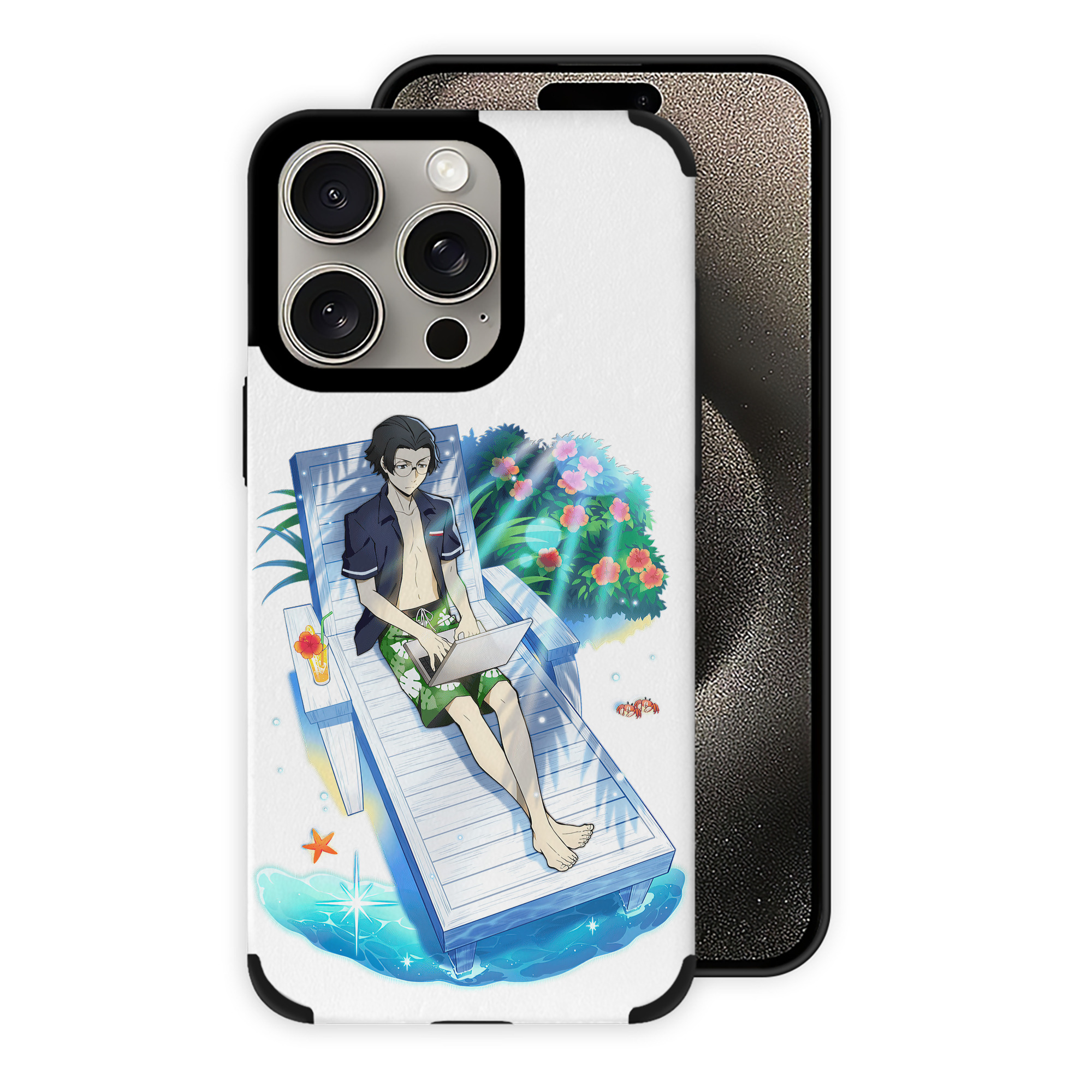 （画像用） 文豪ストレイドッグス Bungo Stray Dogs 【iPhone15ProMax対応】 PUレザー スマホケース 耐衝撃＆黄変防止