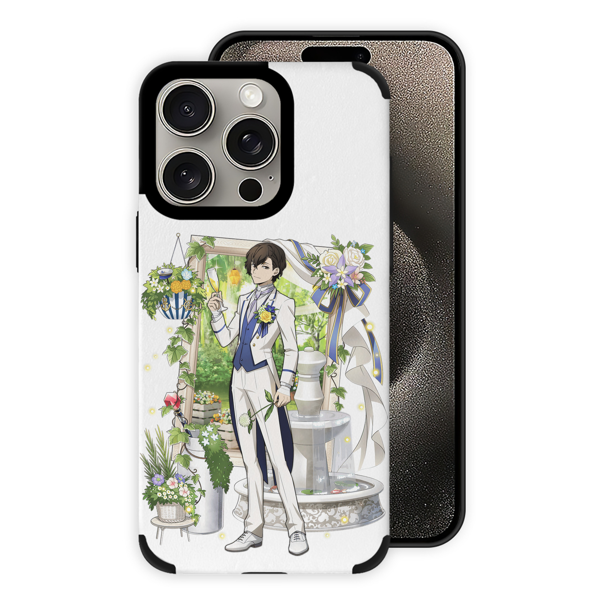 （画像用） 文豪ストレイドッグス Bungo Stray Dogs 【iPhone15ProMax対応】 PUレザー スマホケース 耐衝撃＆黄変防止