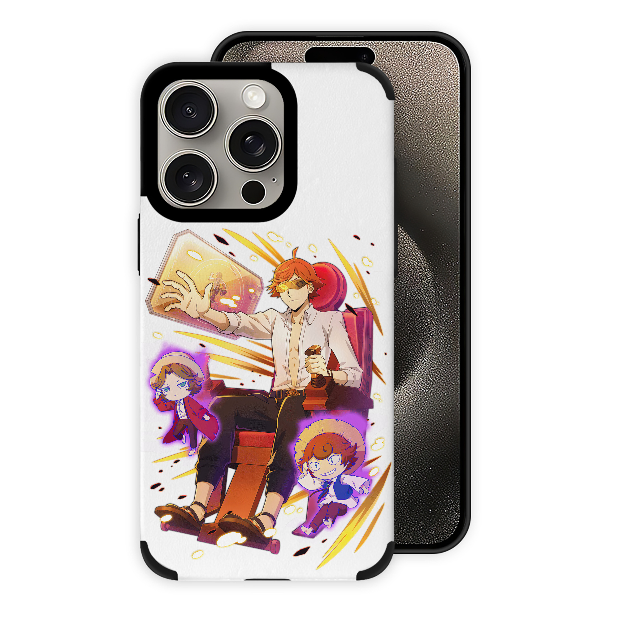 （画像用） 文豪ストレイドッグス Bungo Stray Dogs 【iPhone15ProMax対応】 PUレザー スマホケース 耐衝撃＆黄変防止