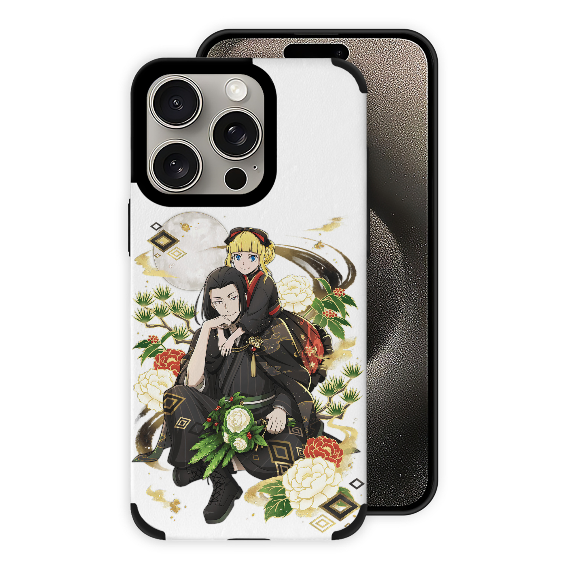 （画像用） 文豪ストレイドッグス Bungo Stray Dogs 【iPhone15ProMax対応】 PUレザー スマホケース 耐衝撃＆黄変防止