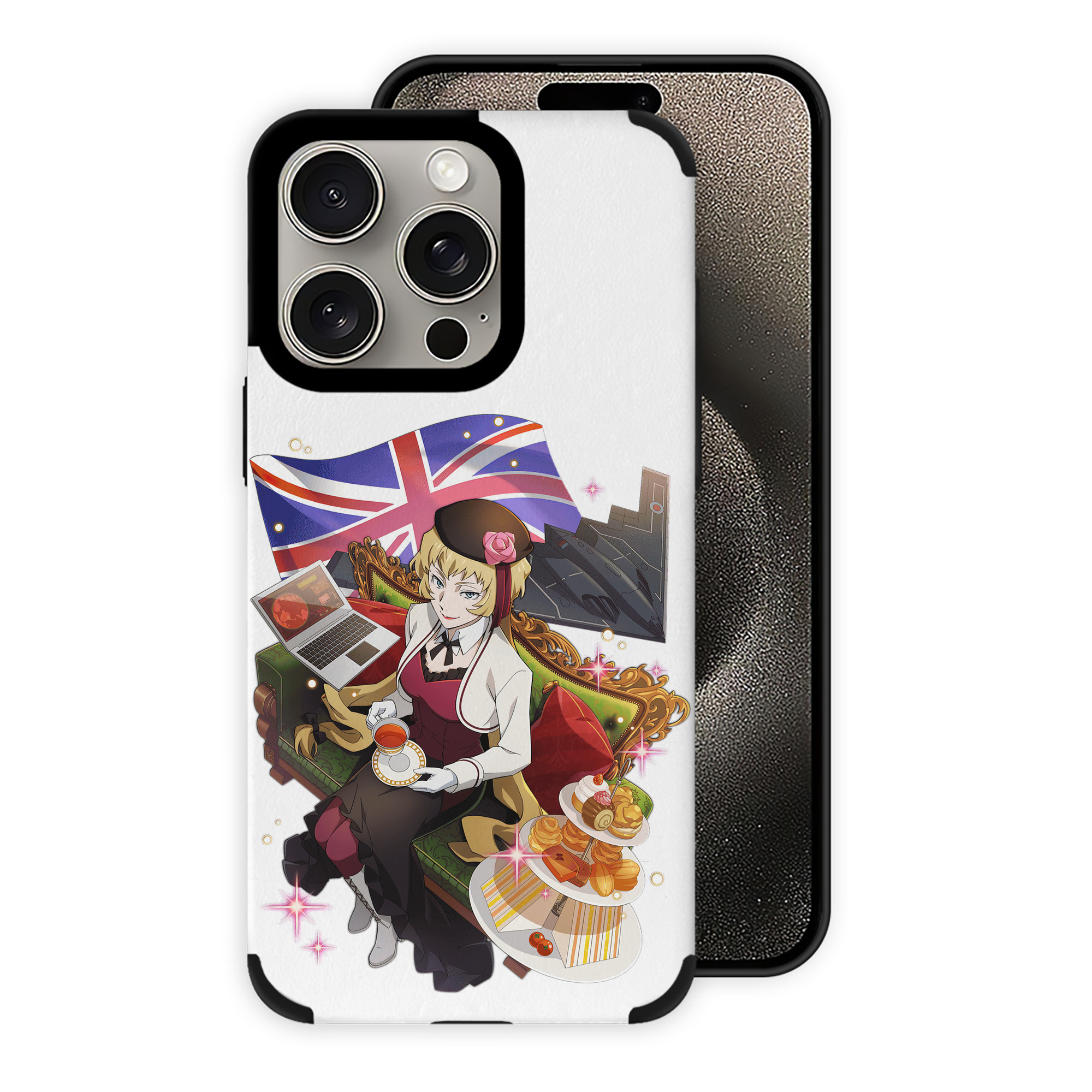 （画像用） 文豪ストレイドッグス Bungo Stray Dogs 【iPhone15ProMax対応】 PUレザー スマホケース 耐衝撃＆黄変防止