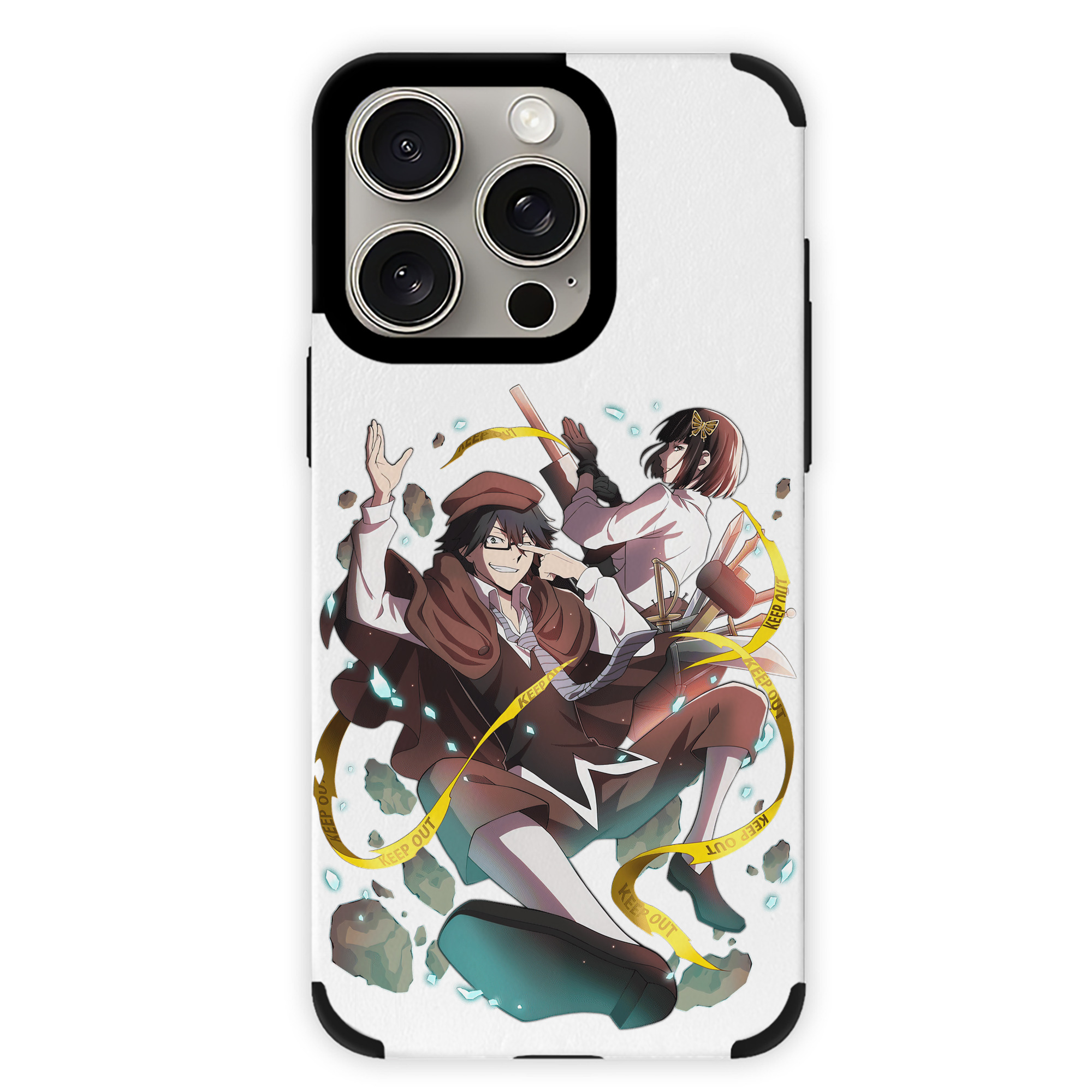 （画像用） 文豪ストレイドッグス Bungo Stray Dogs 【iPhone15ProMax対応】 PUレザー スマホケース 耐衝撃＆黄変防止