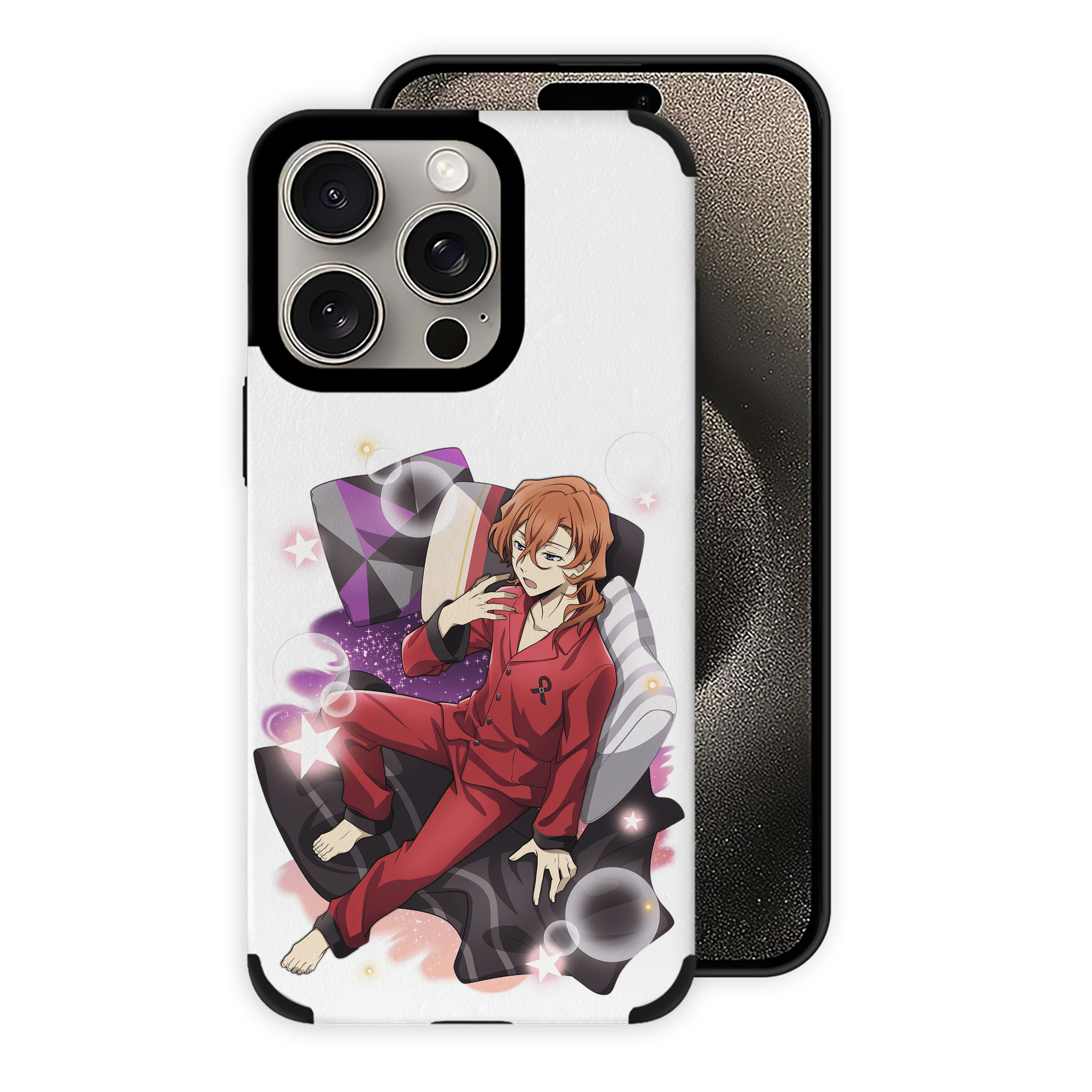 （画像用） 文豪ストレイドッグス Bungo Stray Dogs 【iPhone15ProMax対応】 PUレザー スマホケース 耐衝撃＆黄変防止