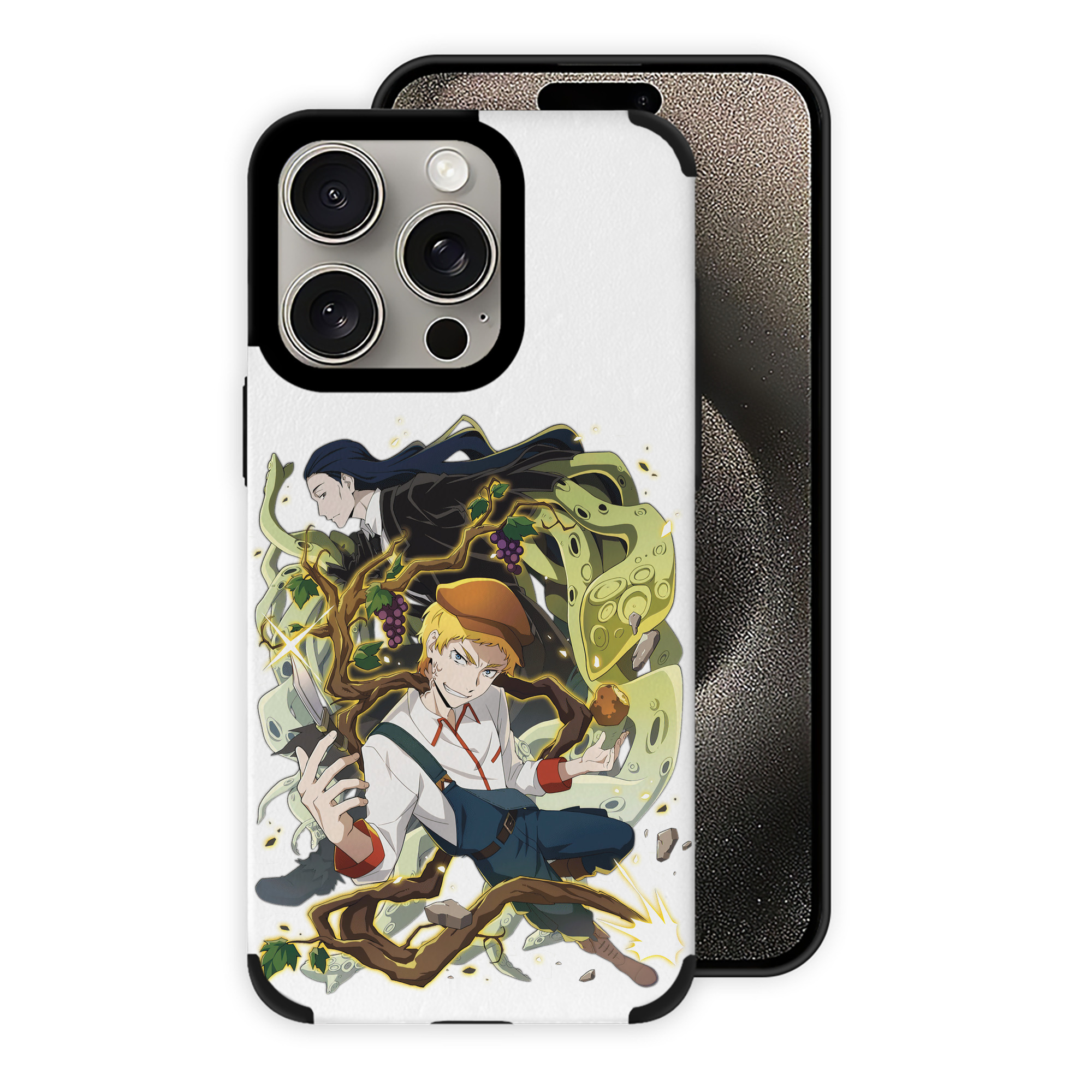 （画像用） 文豪ストレイドッグス Bungo Stray Dogs 【iPhone15ProMax対応】 PUレザー スマホケース 耐衝撃＆黄変防止
