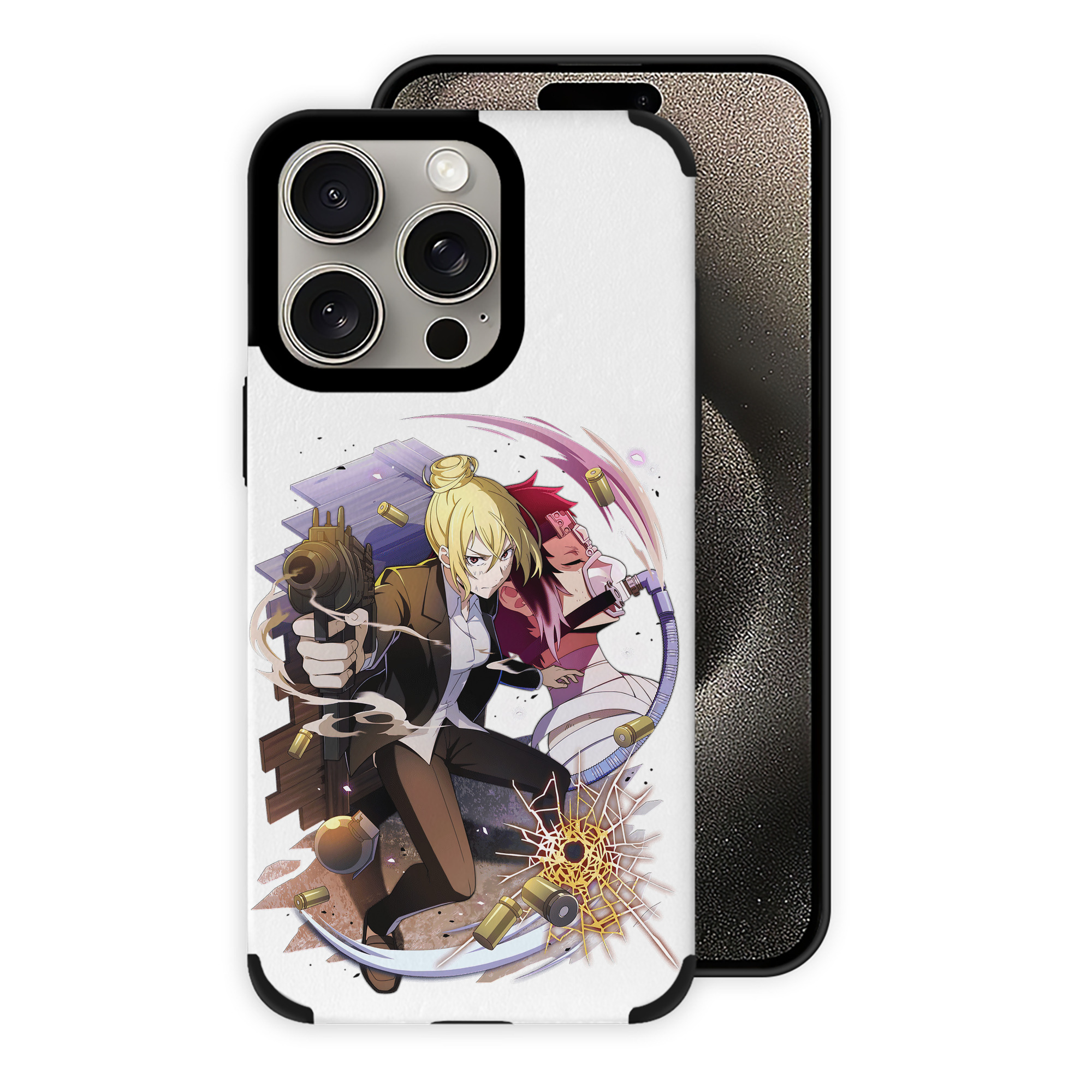（画像用） 文豪ストレイドッグス Bungo Stray Dogs 【iPhone15ProMax対応】 PUレザー スマホケース 耐衝撃＆黄変防止