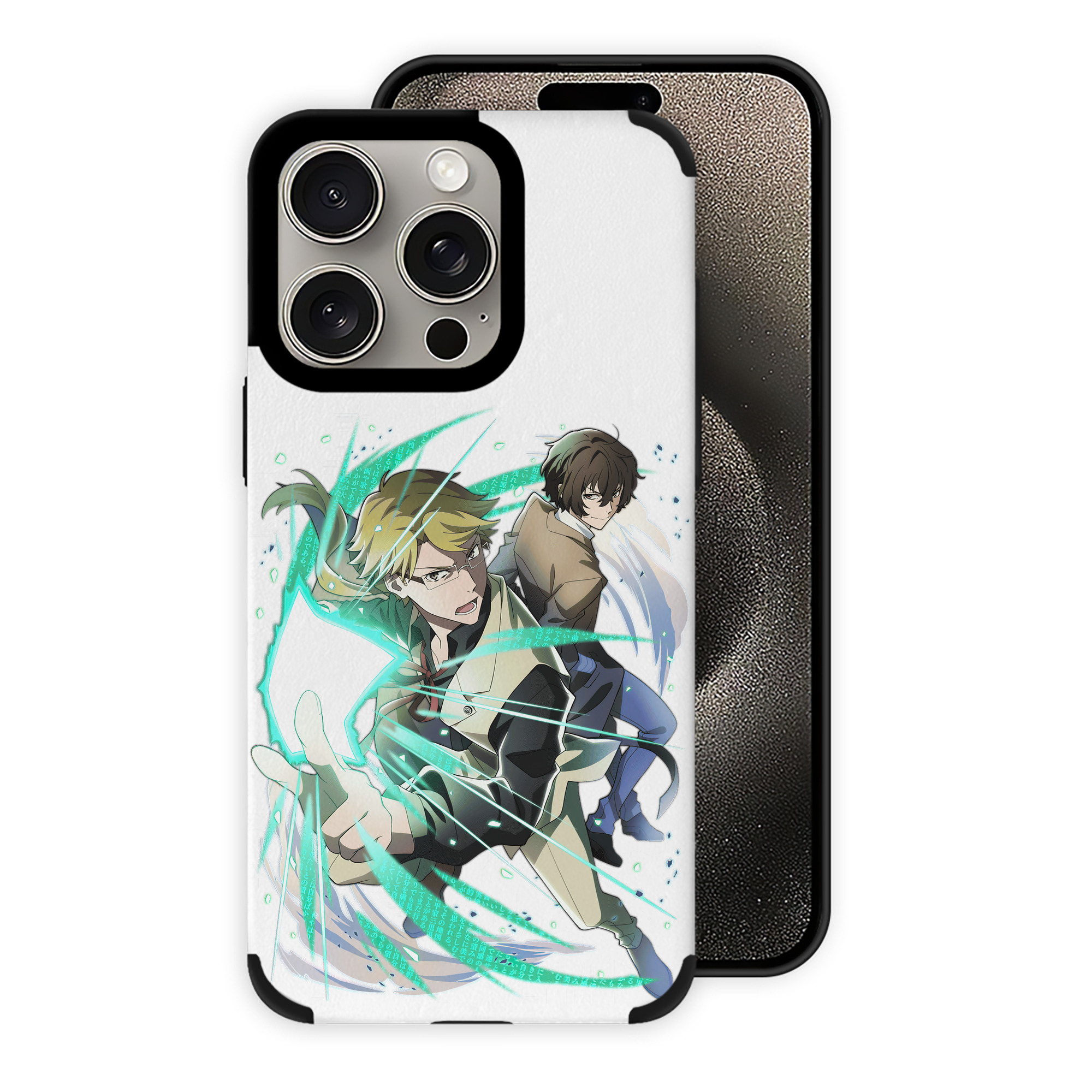 （画像用） 文豪ストレイドッグス Bungo Stray Dogs 【iPhone15ProMax対応】 PUレザー スマホケース 耐衝撃＆黄変防止