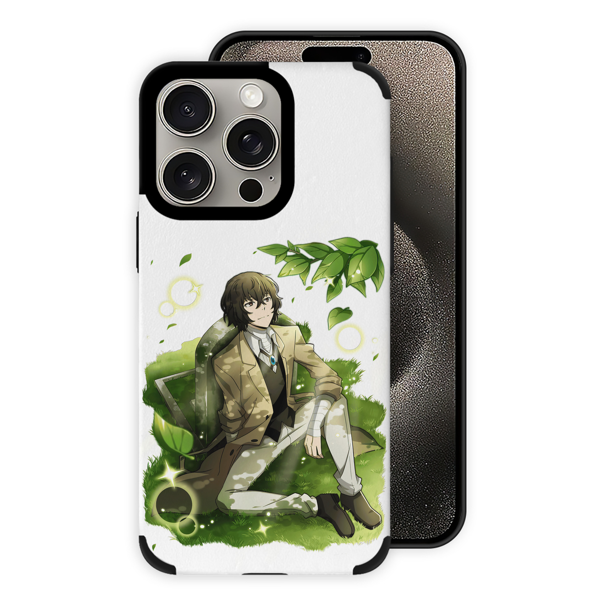 （画像用） 文豪ストレイドッグス Bungo Stray Dogs 【iPhone15ProMax対応】 PUレザー スマホケース 耐衝撃＆黄変防止