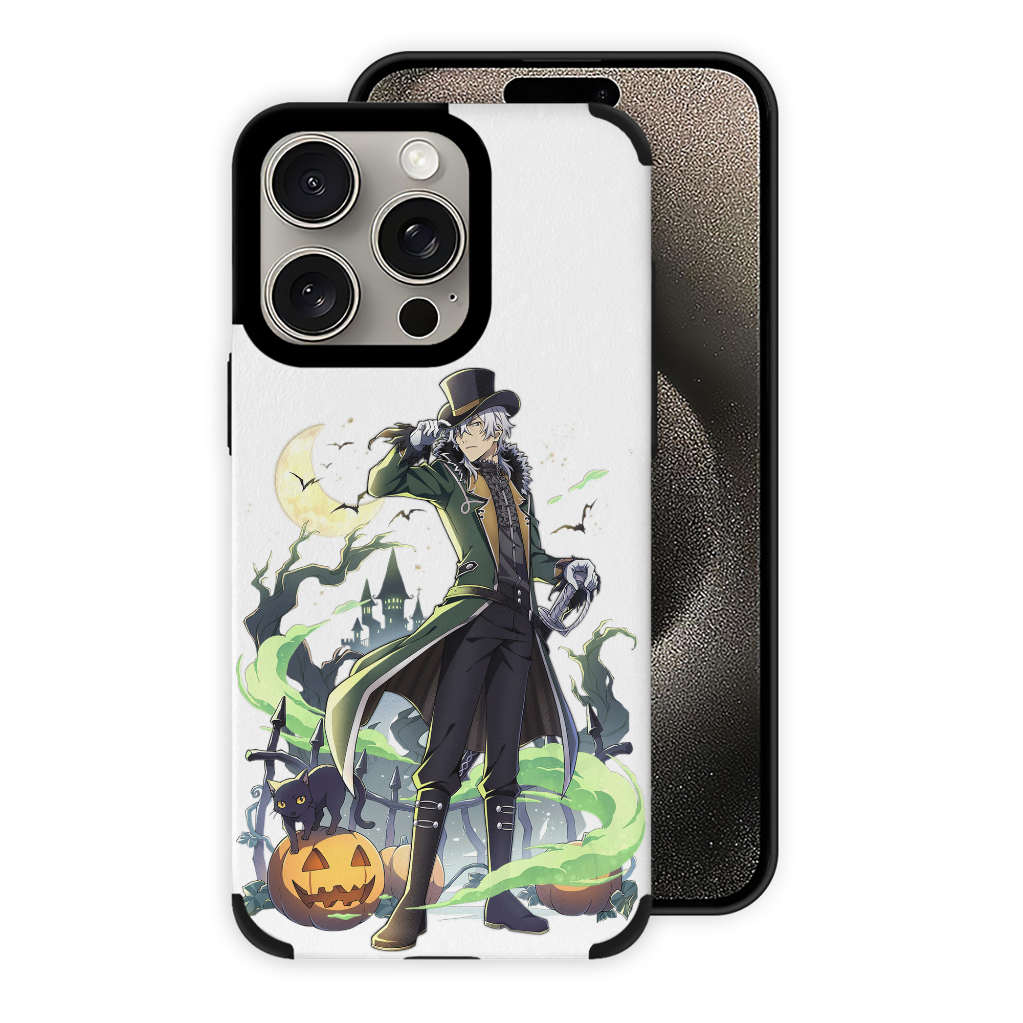 （画像用） 文豪ストレイドッグス Bungo Stray Dogs 【iPhone15ProMax対応】 PUレザー スマホケース 耐衝撃＆黄変防止