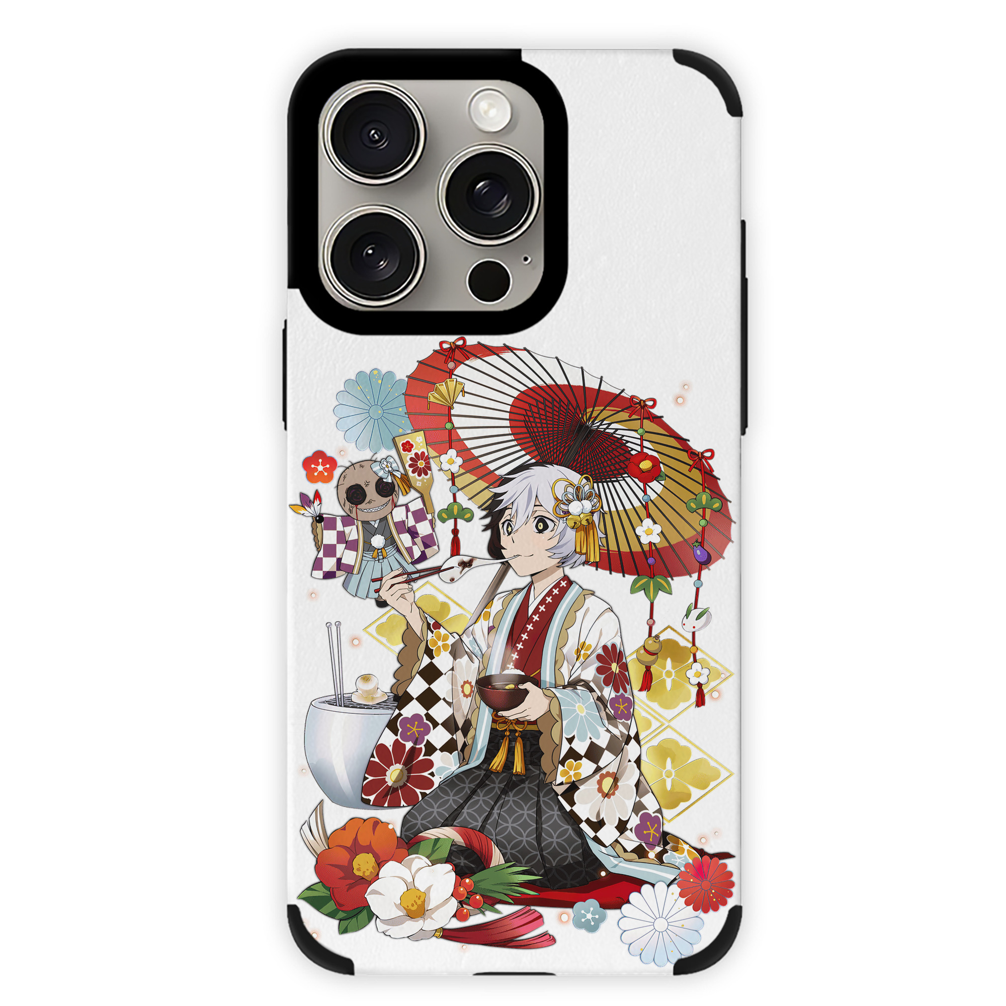 （画像用） 文豪ストレイドッグス Bungo Stray Dogs 【iPhone15ProMax対応】 PUレザー スマホケース 耐衝撃＆黄変防止