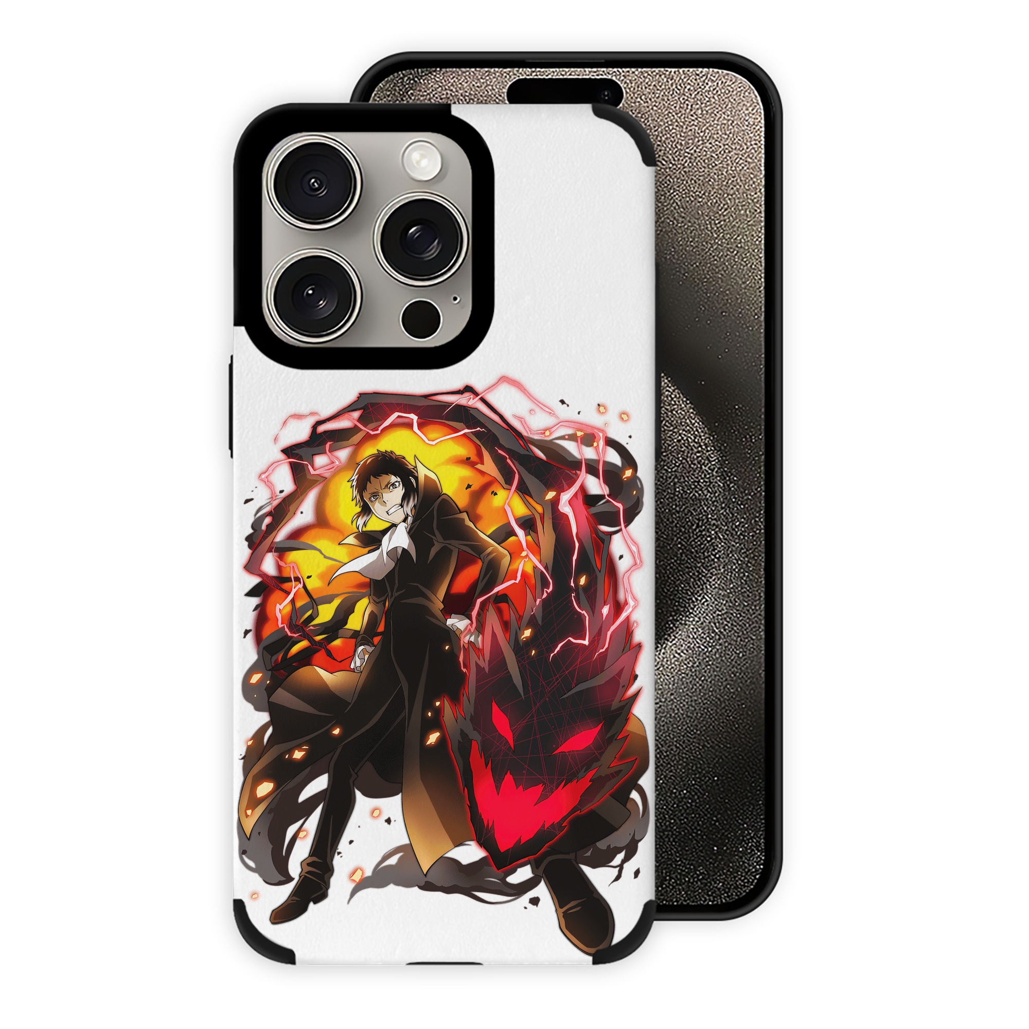 （画像用） 文豪ストレイドッグス Bungo Stray Dogs 【iPhone15ProMax対応】 PUレザー スマホケース 耐衝撃＆黄変防止