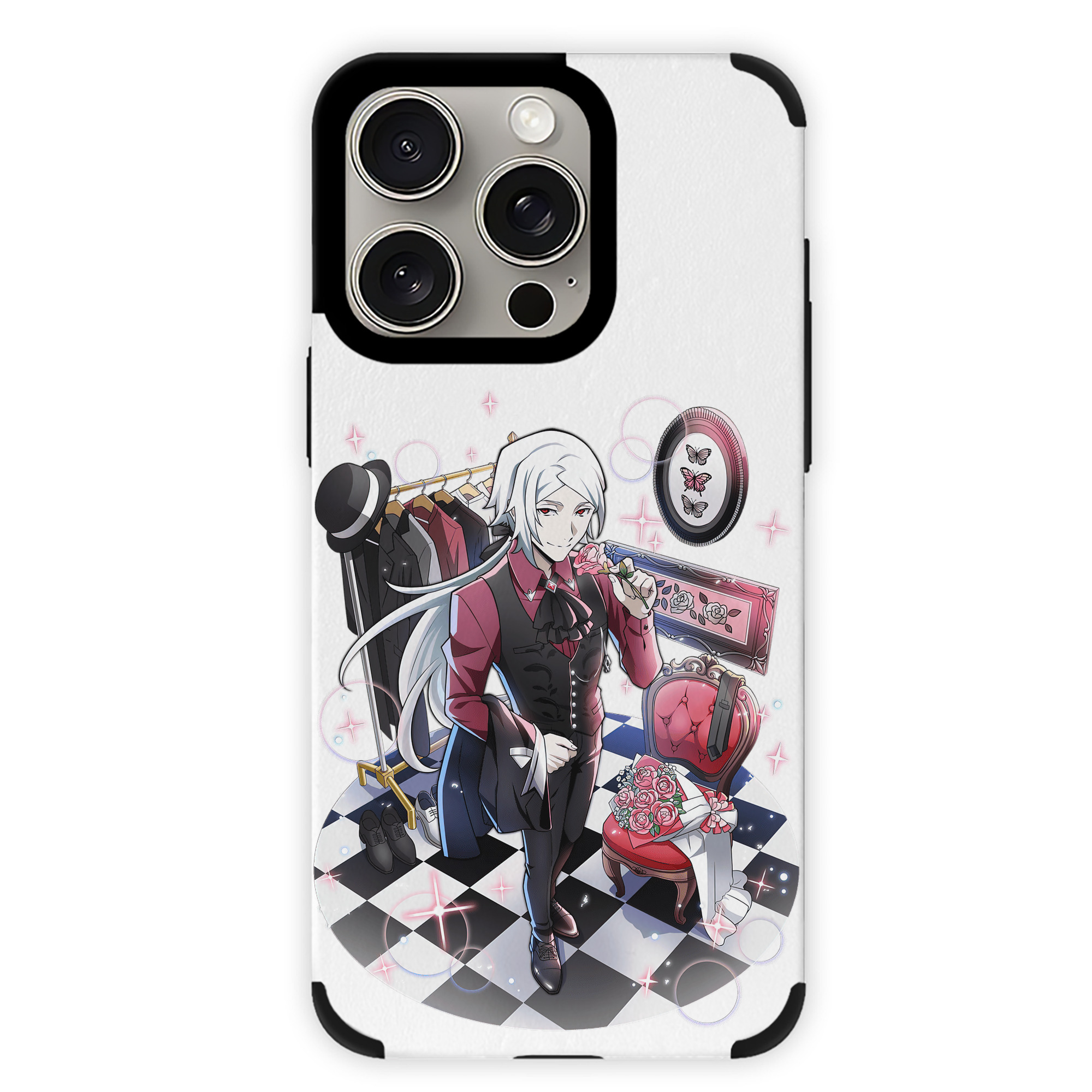 （画像用） 文豪ストレイドッグス Bungo Stray Dogs 【iPhone15ProMax対応】 PUレザー スマホケース 耐衝撃＆黄変防止