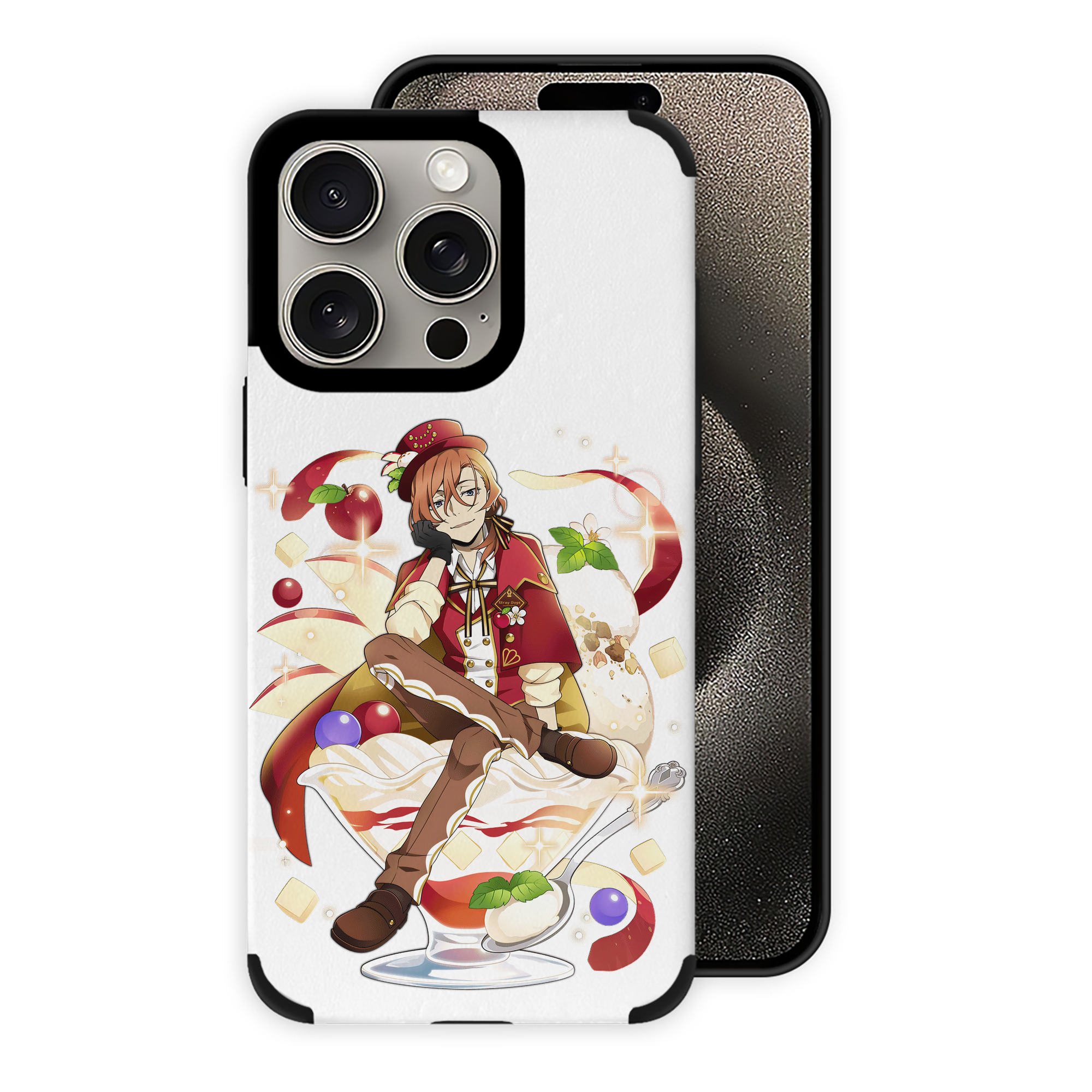 （画像用） 文豪ストレイドッグス Bungo Stray Dogs 【iPhone15ProMax対応】 PUレザー スマホケース 耐衝撃＆黄変防止