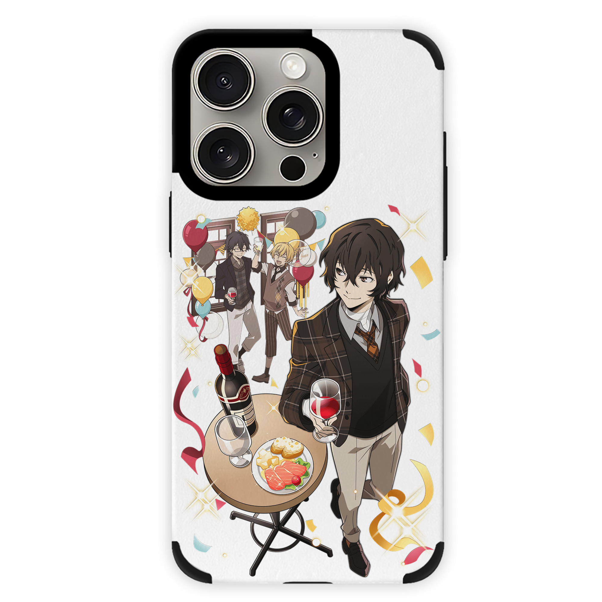 （画像用） 文豪ストレイドッグス Bungo Stray Dogs 【iPhone15ProMax対応】 PUレザー スマホケース 耐衝撃＆黄変防止