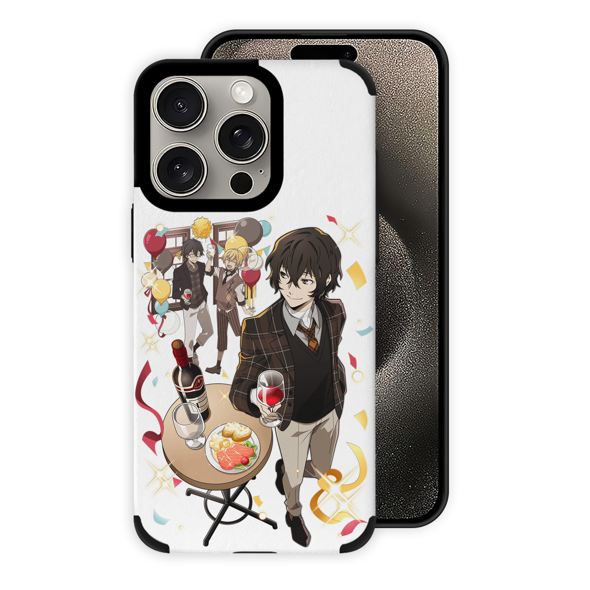 （画像用） 文豪ストレイドッグス Bungo Stray Dogs 【iPhone15ProMax対応】 PUレザー スマホケース 耐衝撃＆黄変防止