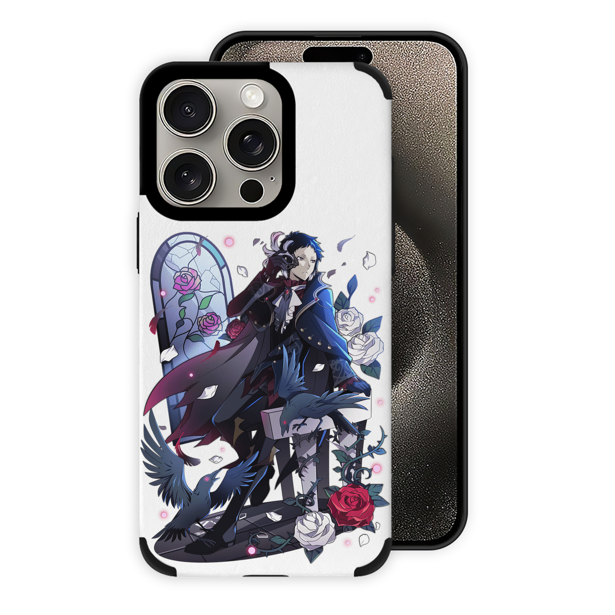 （画像用） 文豪ストレイドッグス Bungo Stray Dogs 【iPhone15ProMax対応】 PUレザー スマホケース 耐衝撃＆黄変防止