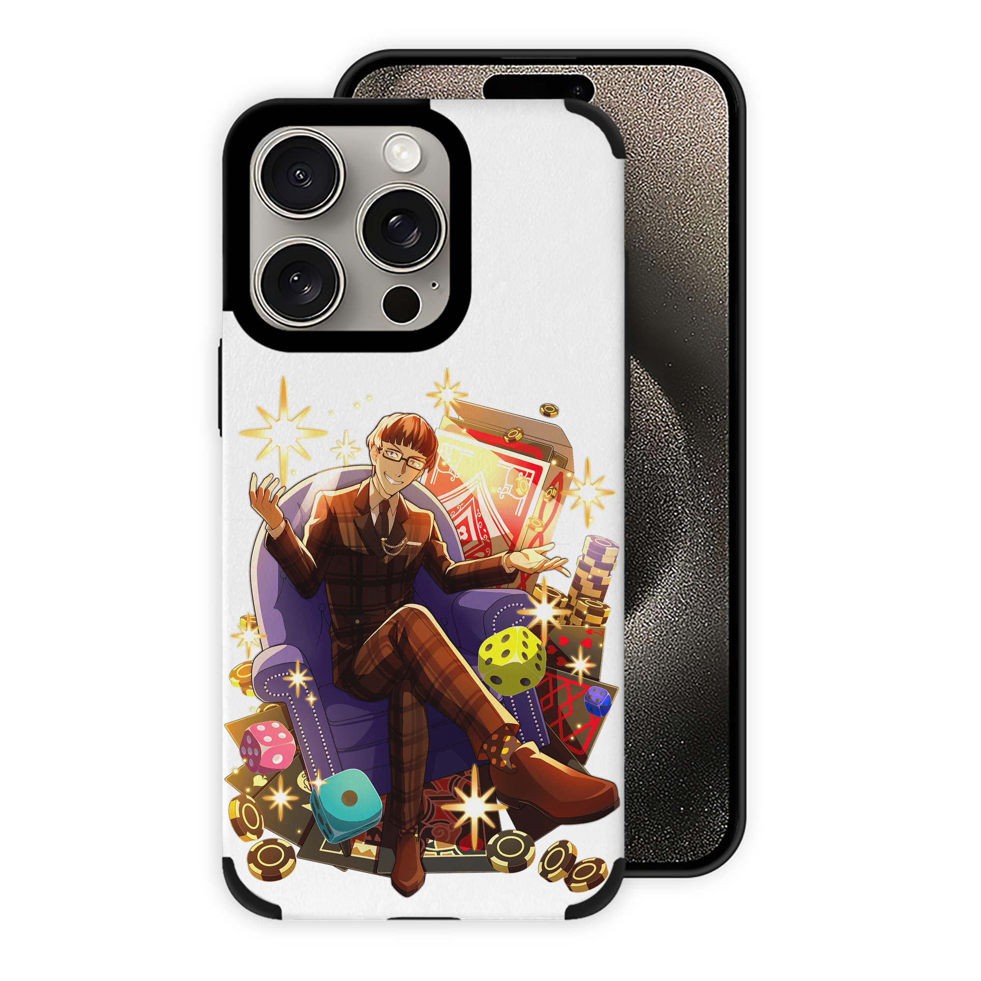 （画像用） 文豪ストレイドッグス Bungo Stray Dogs 【iPhone15ProMax対応】 PUレザー スマホケース 耐衝撃＆黄変防止