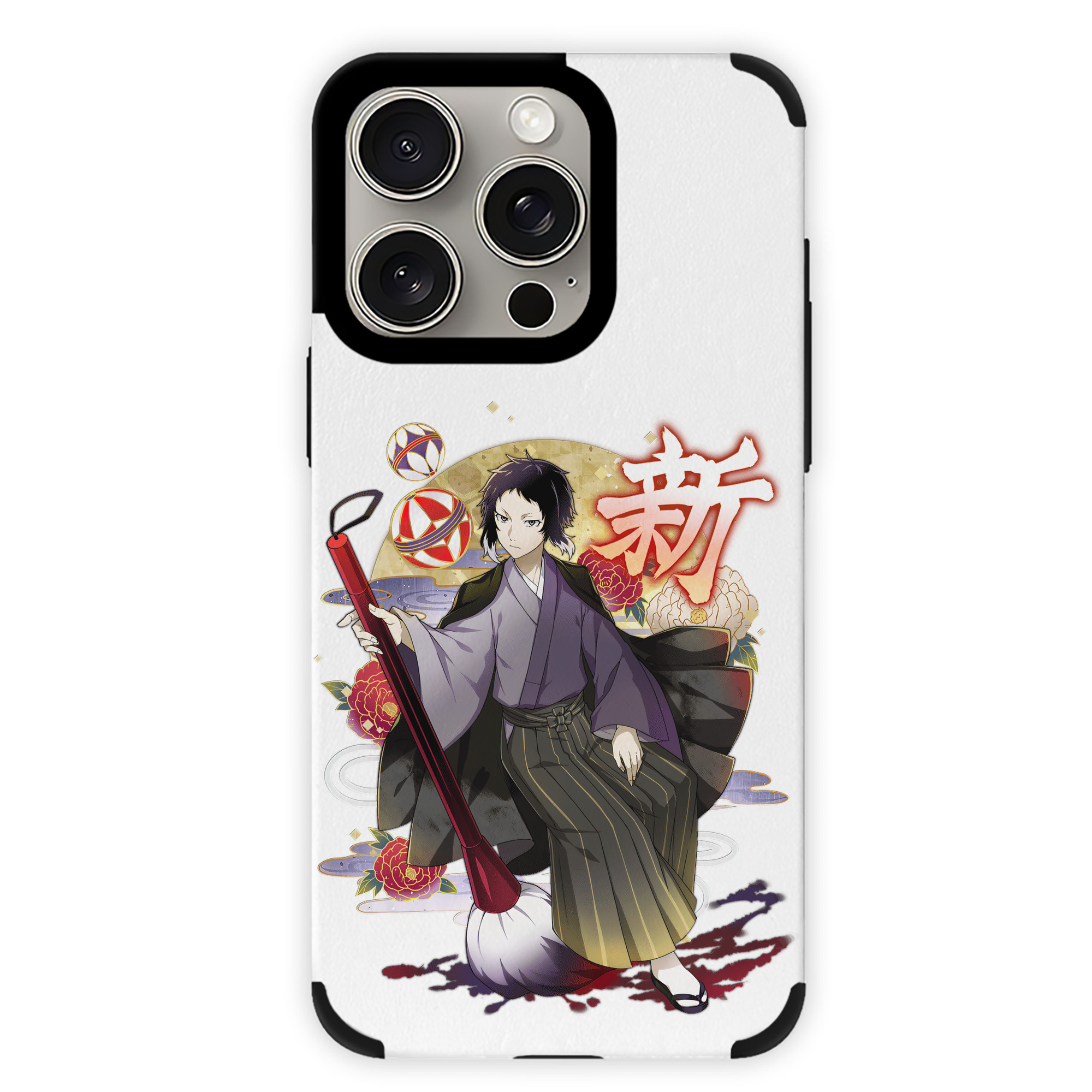（画像用） 文豪ストレイドッグス Bungo Stray Dogs 【iPhone15ProMax対応】 PUレザー スマホケース 耐衝撃＆黄変防止