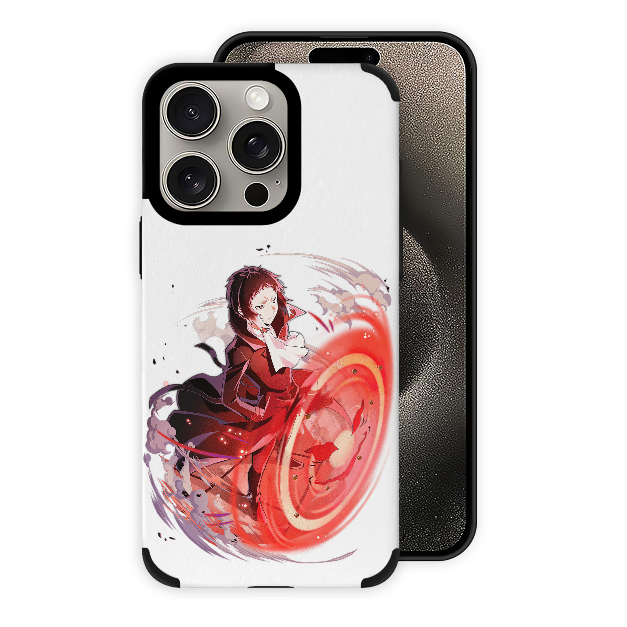 （画像用） 文豪ストレイドッグス Bungo Stray Dogs 【iPhone15ProMax対応】 PUレザー スマホケース 耐衝撃＆黄変防止