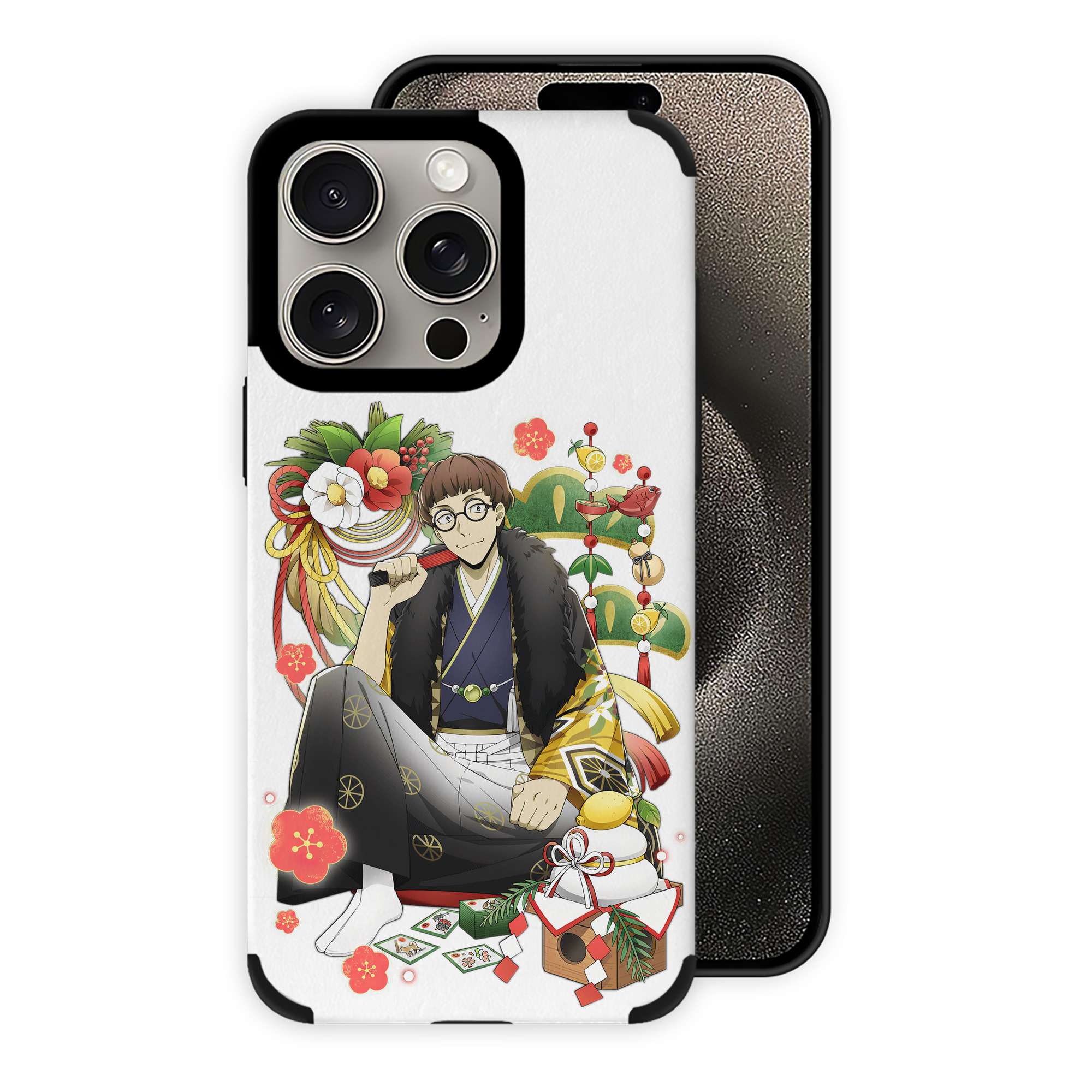 （画像用） 文豪ストレイドッグス Bungo Stray Dogs 【iPhone15ProMax対応】 PUレザー スマホケース 耐衝撃＆黄変防止