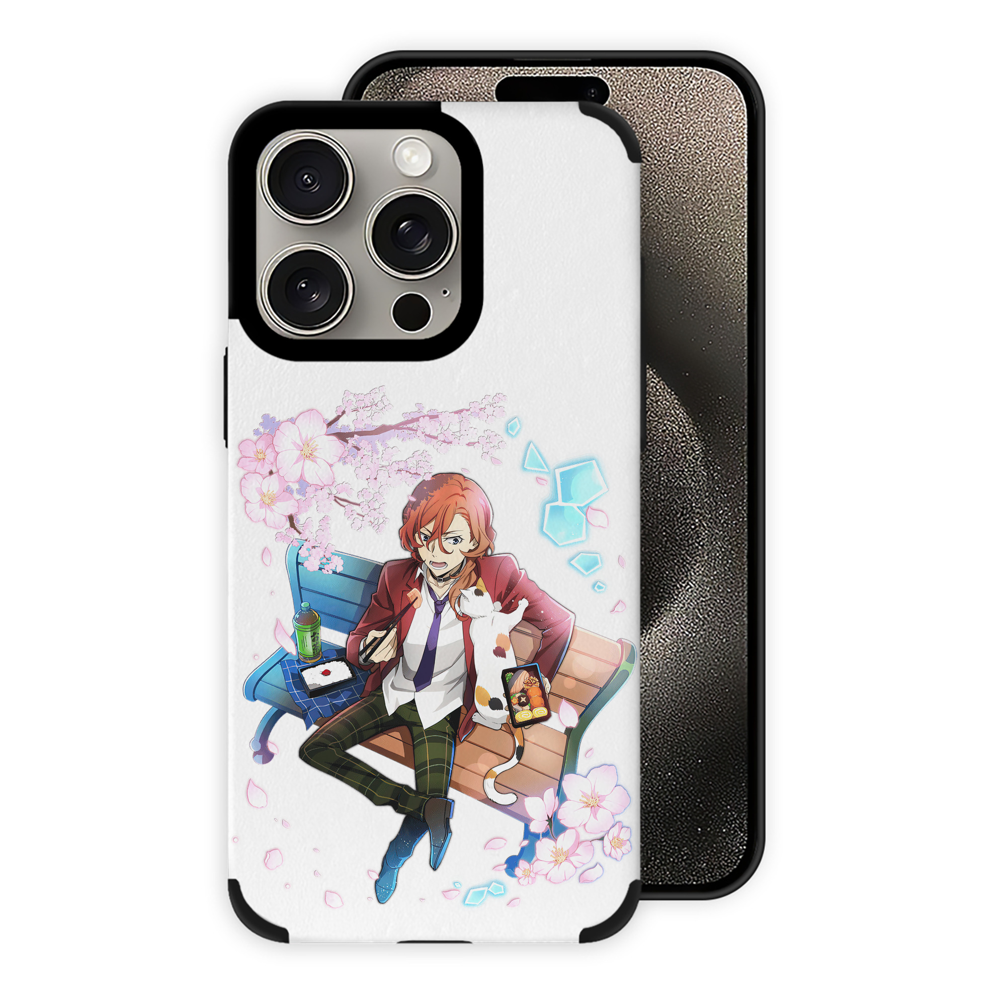 （画像用） 文豪ストレイドッグス Bungo Stray Dogs 【iPhone15ProMax対応】 PUレザー スマホケース 耐衝撃＆黄変防止
