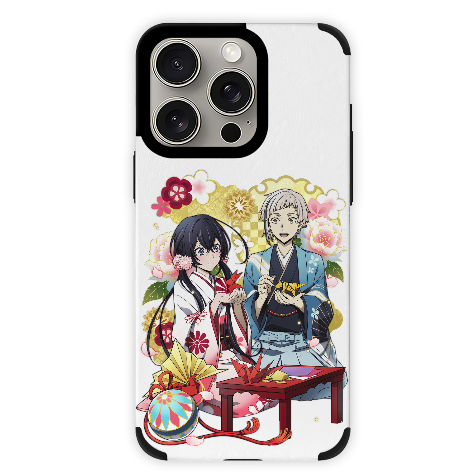 （画像用） 文豪ストレイドッグス Bungo Stray Dogs 【iPhone15ProMax対応】 PUレザー スマホケース 耐衝撃＆黄変防止