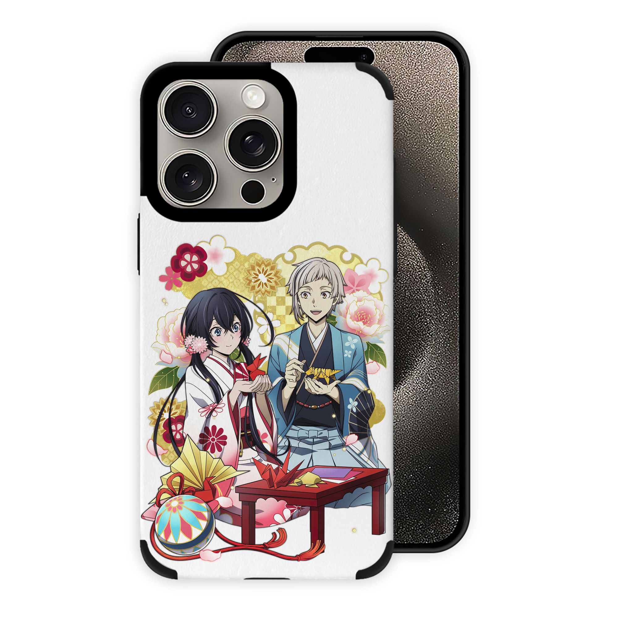 （画像用） 文豪ストレイドッグス Bungo Stray Dogs 【iPhone15ProMax対応】 PUレザー スマホケース 耐衝撃＆黄変防止