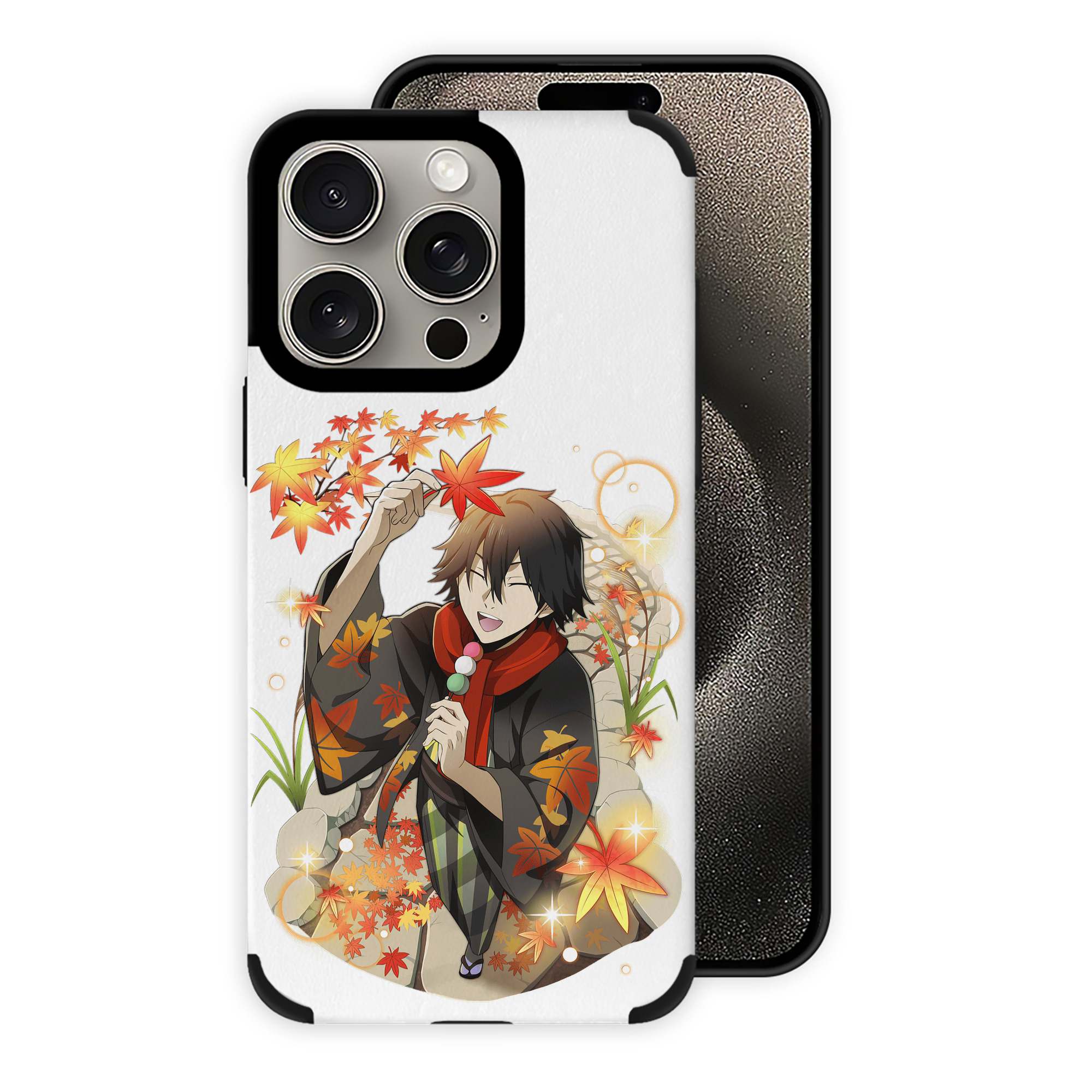 （画像用） 文豪ストレイドッグス Bungo Stray Dogs 【iPhone15ProMax対応】 PUレザー スマホケース 耐衝撃＆黄変防止