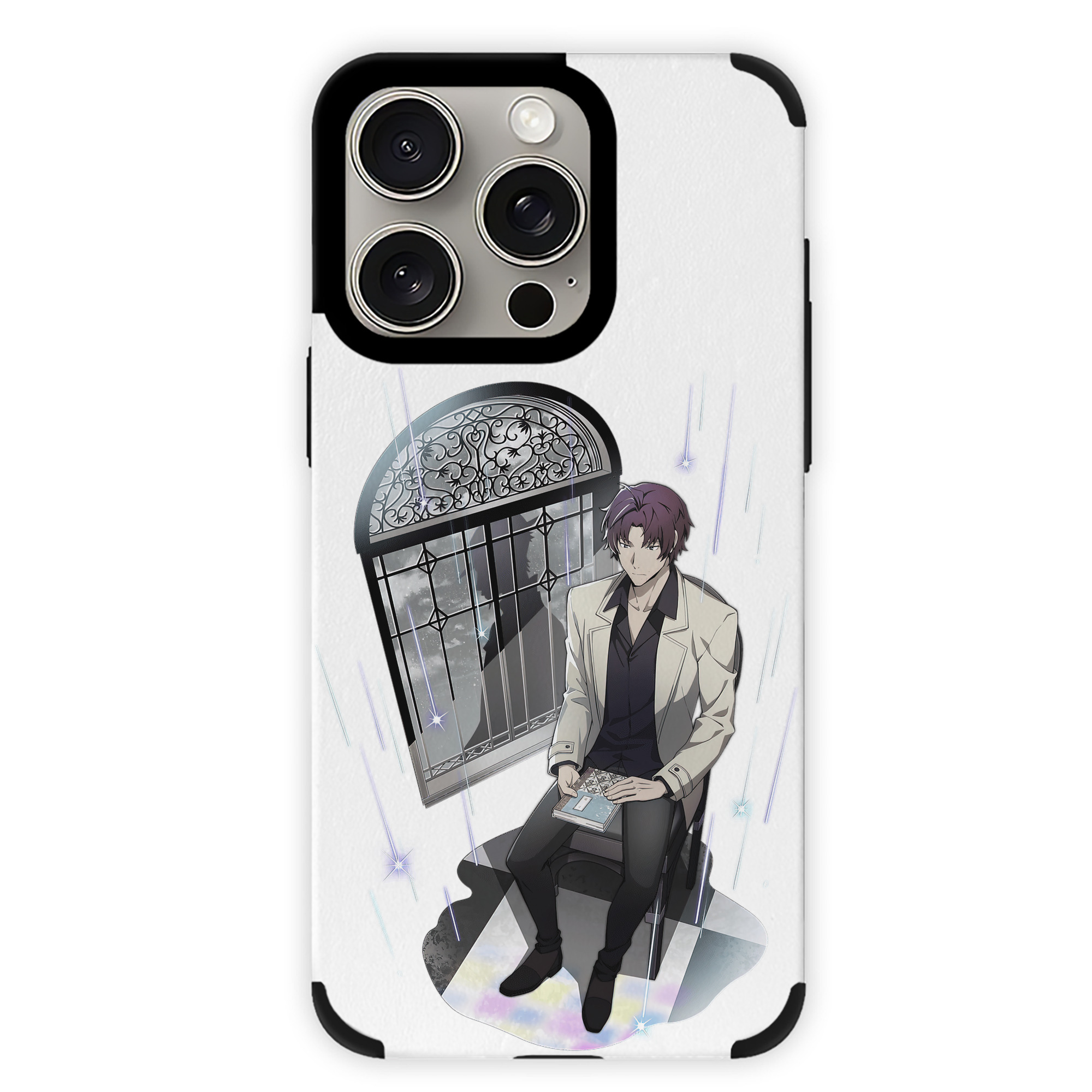 （画像用） 文豪ストレイドッグス Bungo Stray Dogs 【iPhone15ProMax対応】 PUレザー スマホケース 耐衝撃＆黄変防止