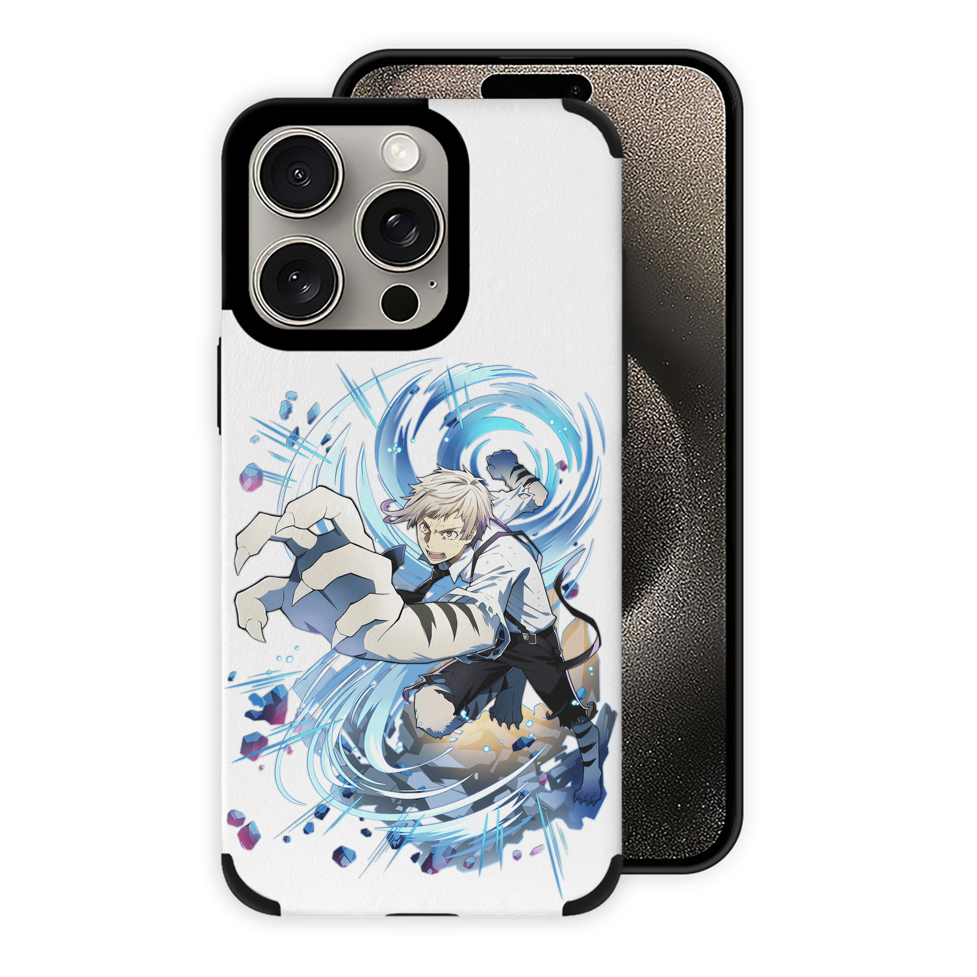 （画像用） 文豪ストレイドッグス Bungo Stray Dogs 【iPhone15ProMax対応】 PUレザー スマホケース 耐衝撃＆黄変防止