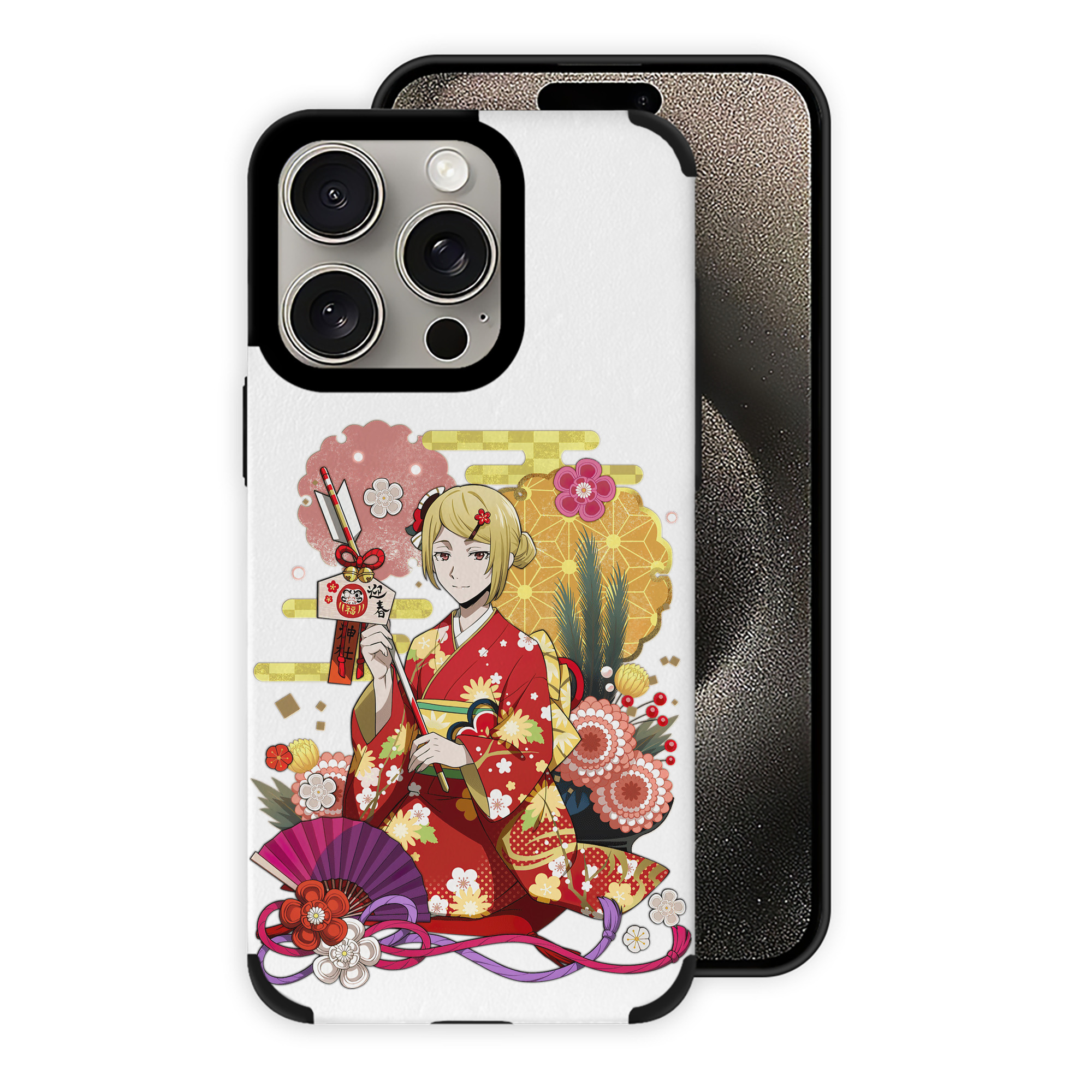 （画像用） 文豪ストレイドッグス Bungo Stray Dogs 【iPhone15ProMax対応】 PUレザー スマホケース 耐衝撃＆黄変防止
