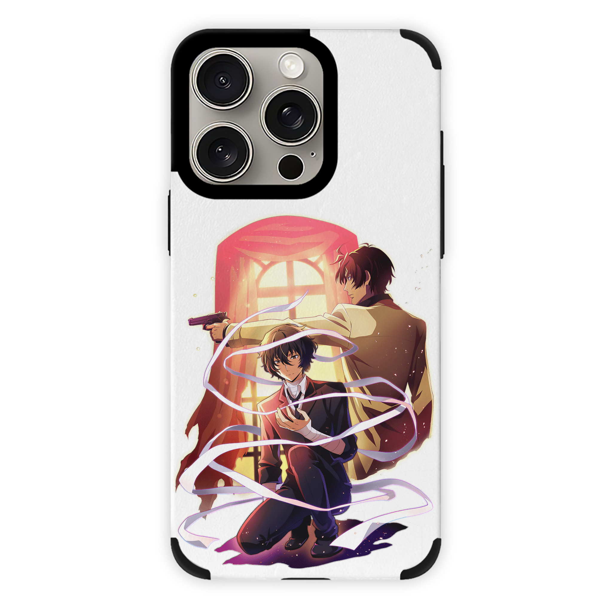 （画像用） 文豪ストレイドッグス Bungo Stray Dogs 【iPhone15ProMax対応】 PUレザー スマホケース 耐衝撃＆黄変防止