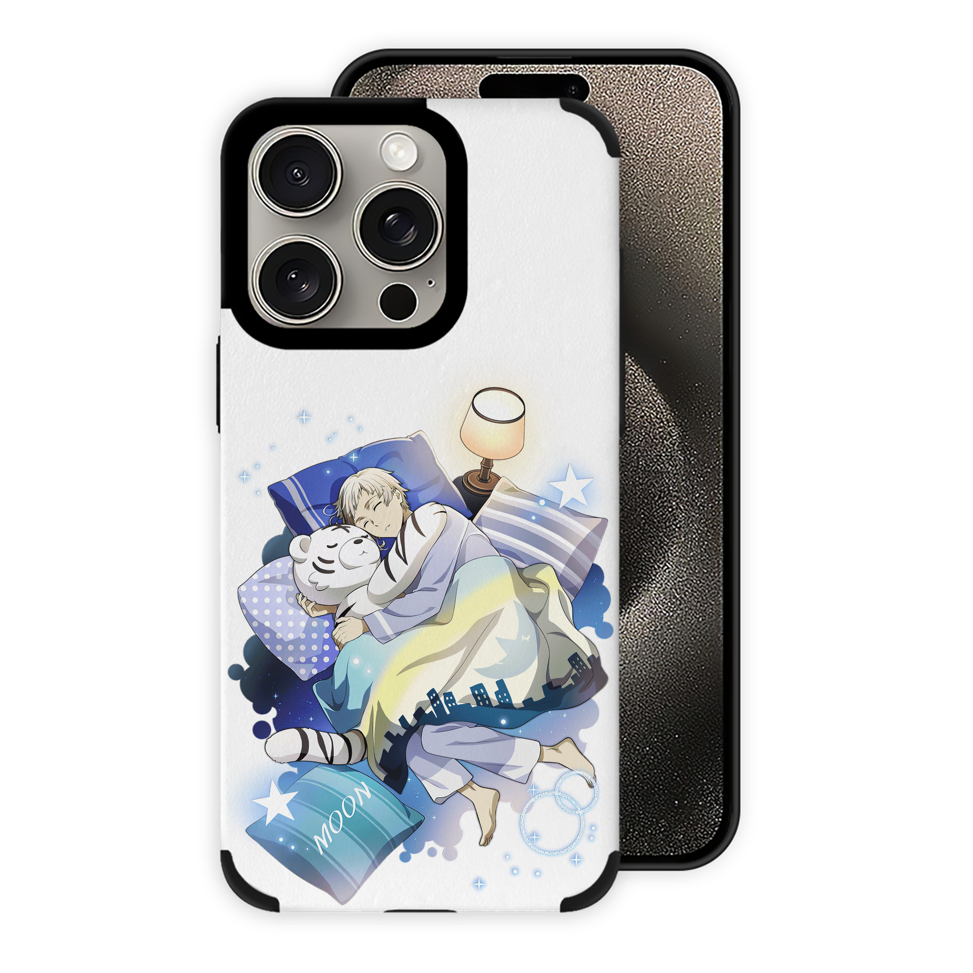 （画像用） 文豪ストレイドッグス Bungo Stray Dogs 【iPhone15ProMax対応】 PUレザー スマホケース 耐衝撃＆黄変防止