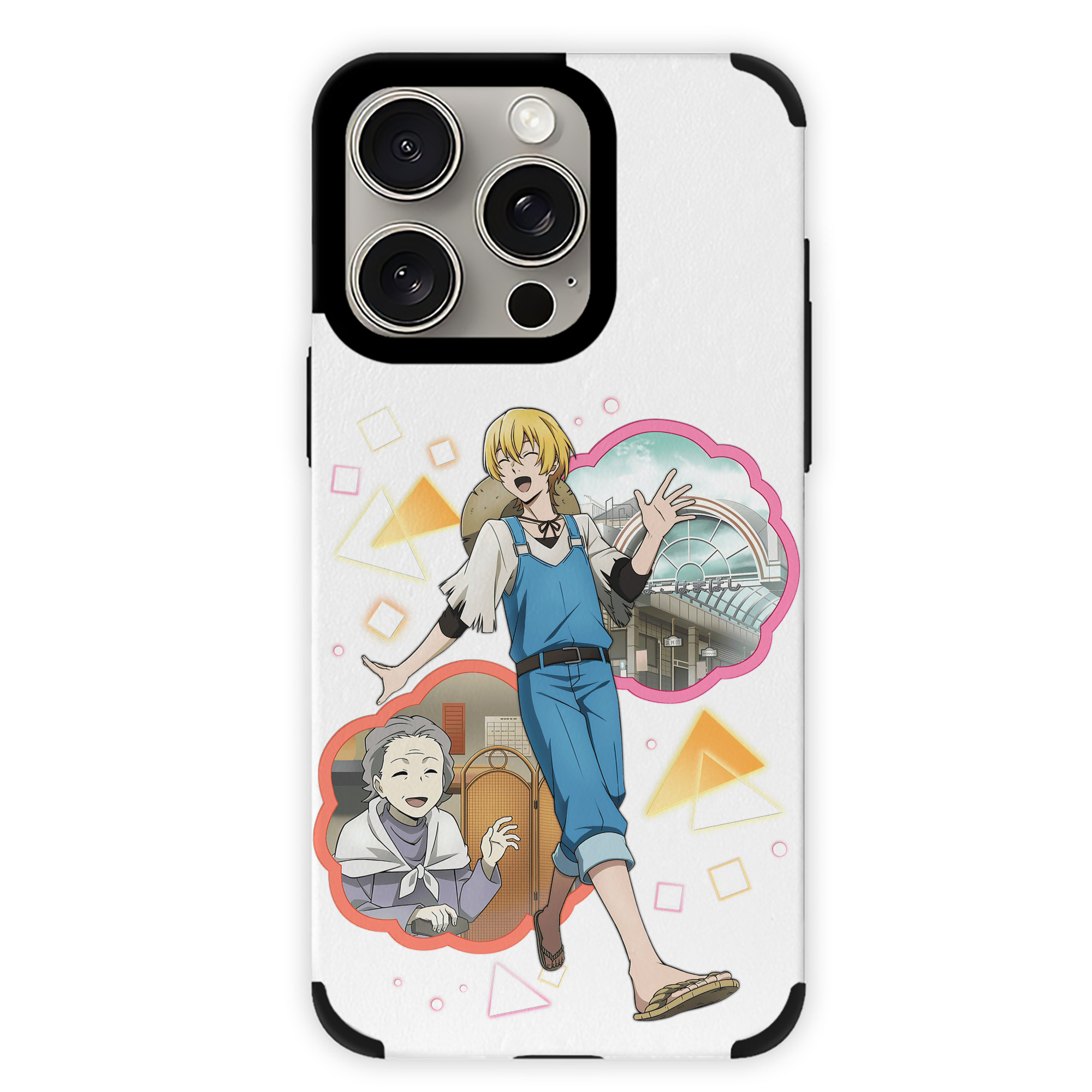 （画像用） 文豪ストレイドッグス Bungo Stray Dogs 【iPhone15ProMax対応】 PUレザー スマホケース 耐衝撃＆黄変防止