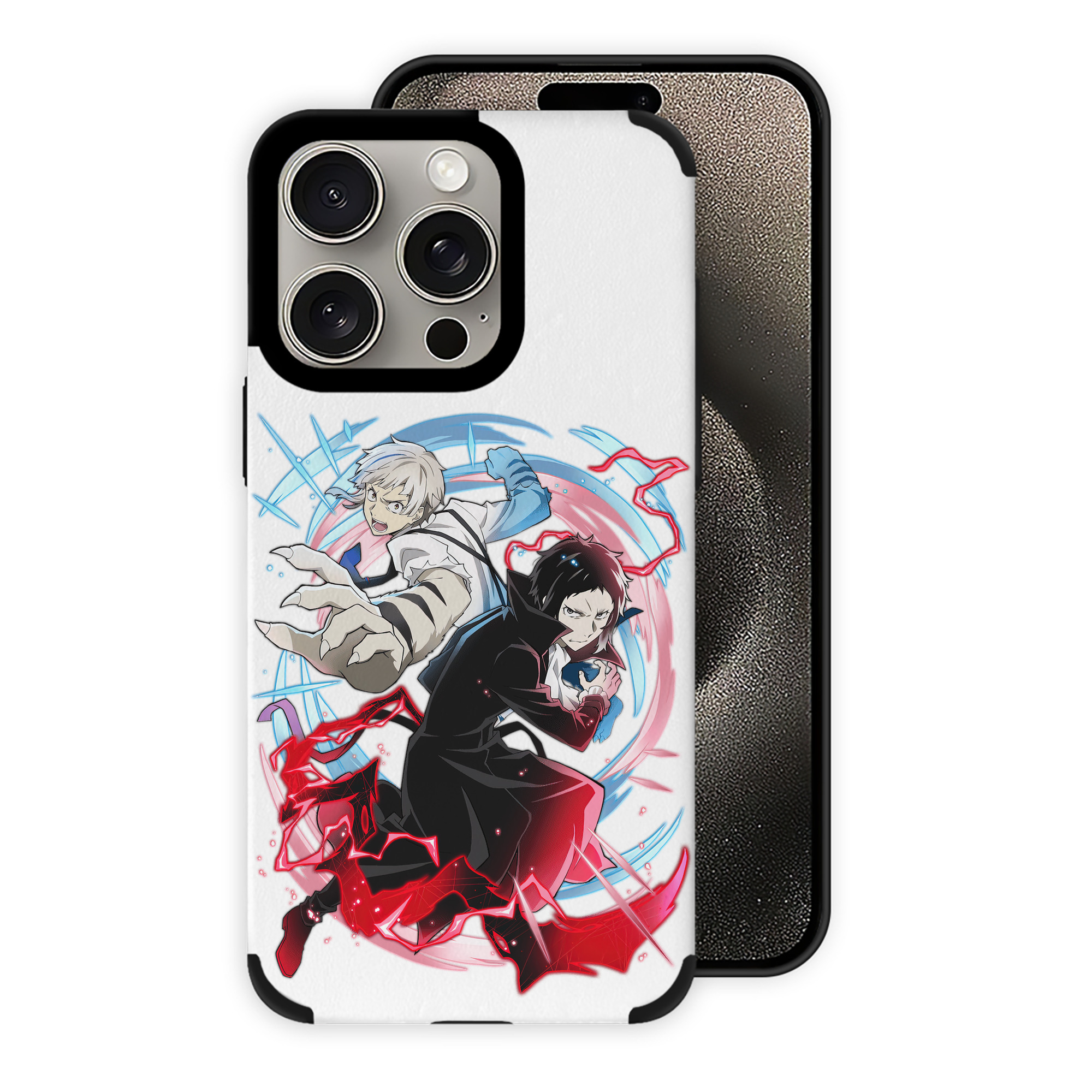 （画像用） 文豪ストレイドッグス Bungo Stray Dogs 【iPhone15ProMax対応】 PUレザー スマホケース 耐衝撃＆黄変防止
