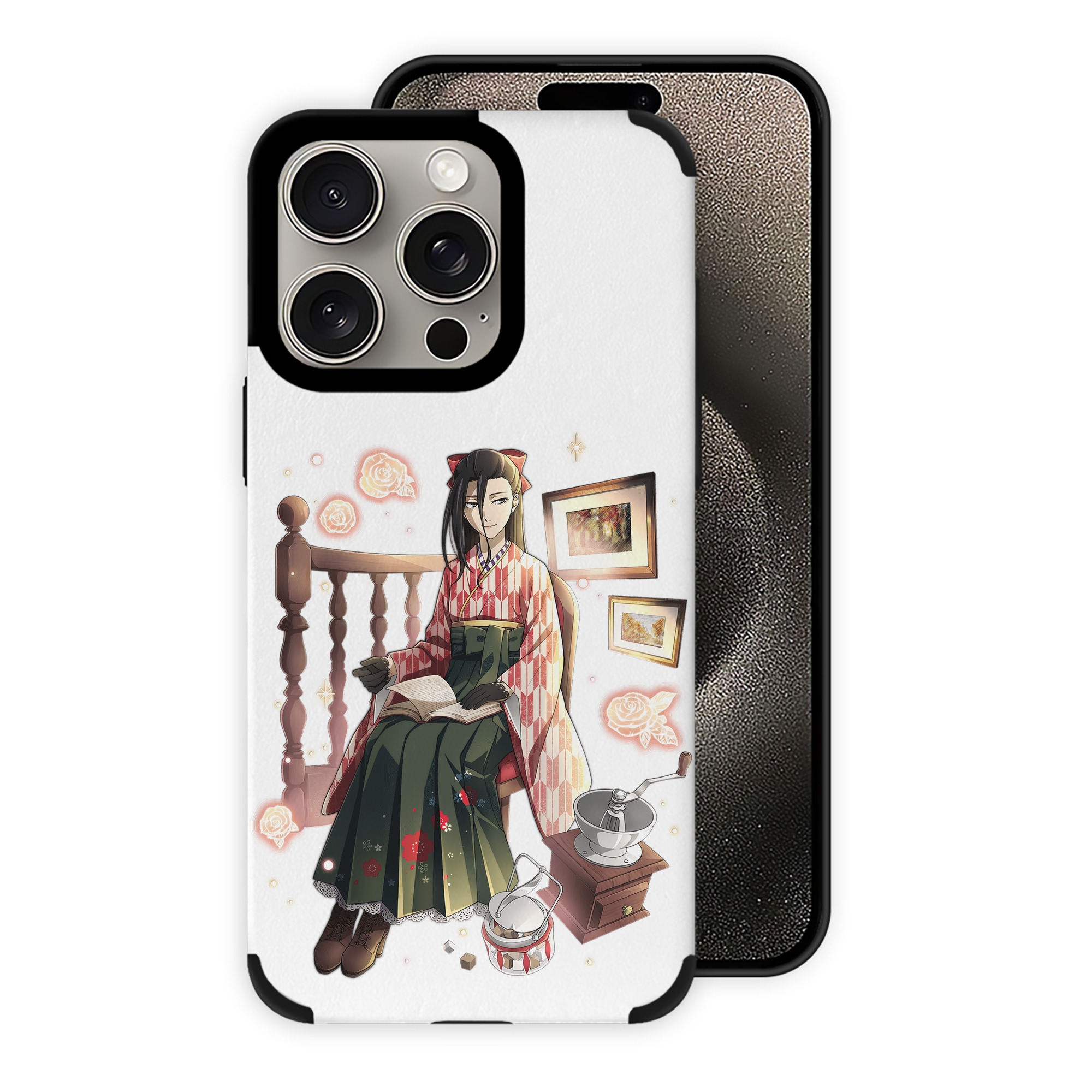 （画像用） 文豪ストレイドッグス Bungo Stray Dogs 【iPhone15ProMax対応】 PUレザー スマホケース 耐衝撃＆黄変防止