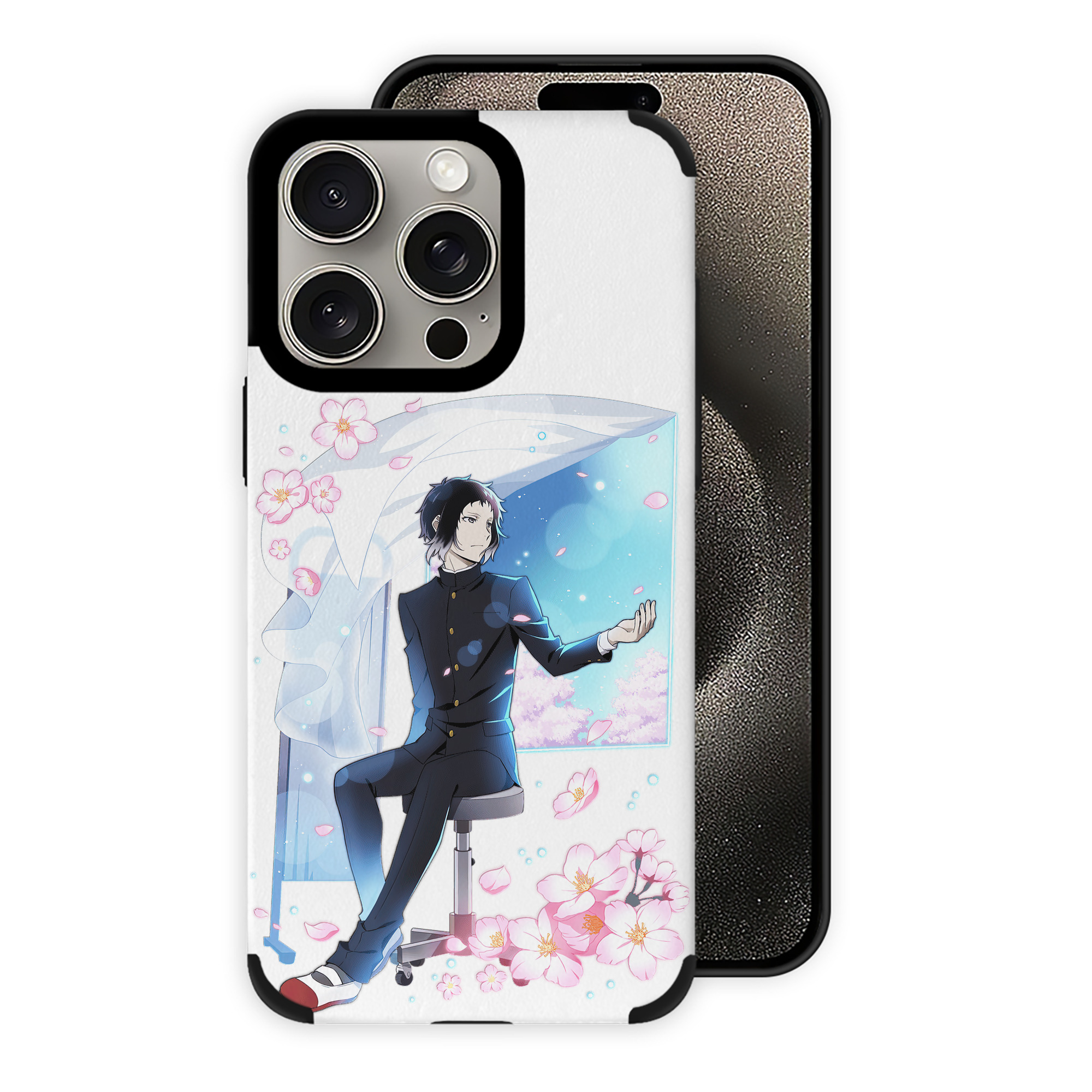 （画像用） 文豪ストレイドッグス Bungo Stray Dogs 【iPhone15ProMax対応】 PUレザー スマホケース 耐衝撃＆黄変防止
