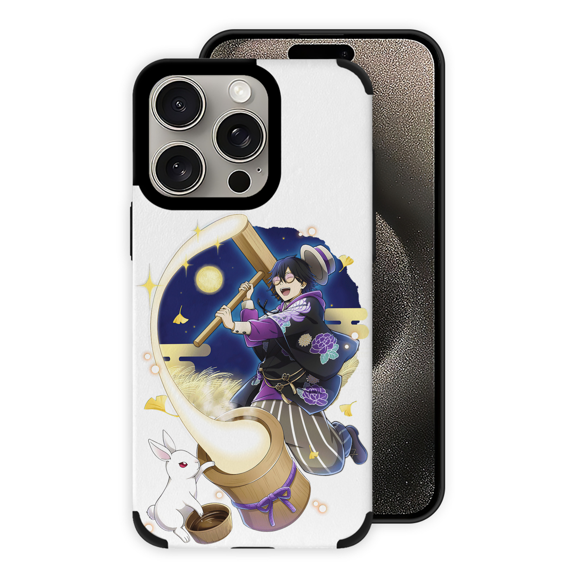 （画像用） 文豪ストレイドッグス Bungo Stray Dogs 【iPhone15ProMax対応】 PUレザー スマホケース 耐衝撃＆黄変防止