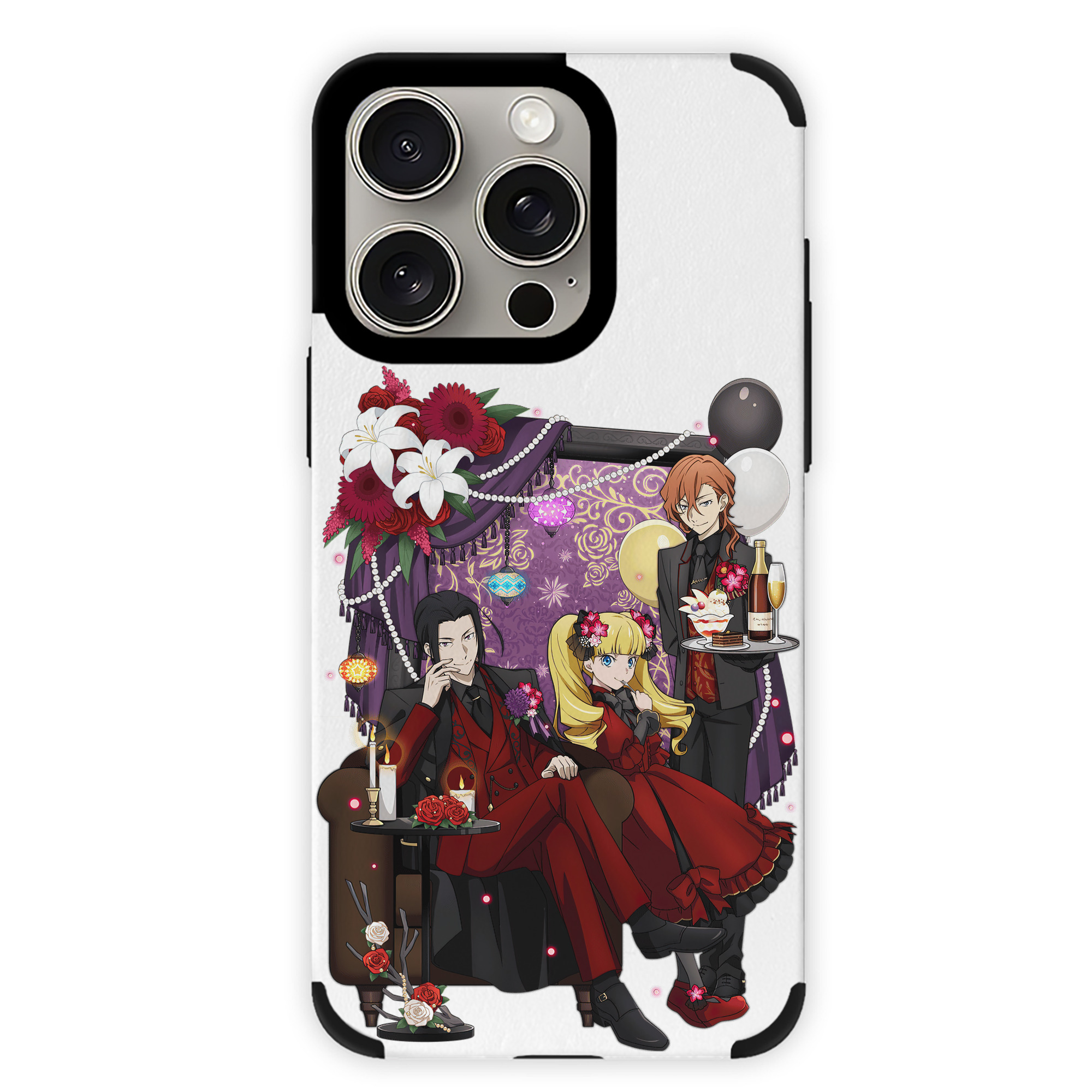 （画像用） 文豪ストレイドッグス Bungo Stray Dogs 【iPhone15ProMax対応】 PUレザー スマホケース 耐衝撃＆黄変防止