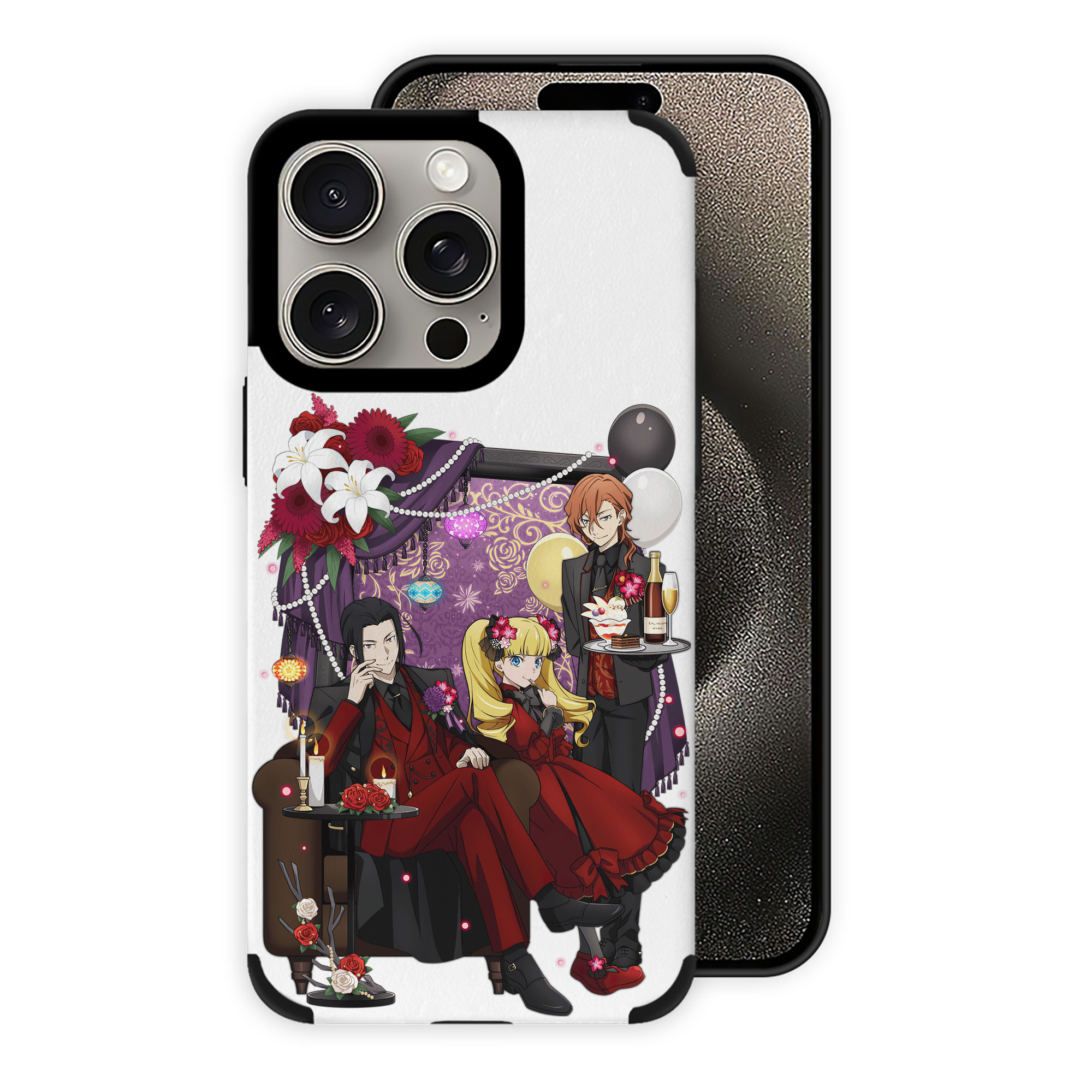 （画像用） 文豪ストレイドッグス Bungo Stray Dogs 【iPhone15ProMax対応】 PUレザー スマホケース 耐衝撃＆黄変防止