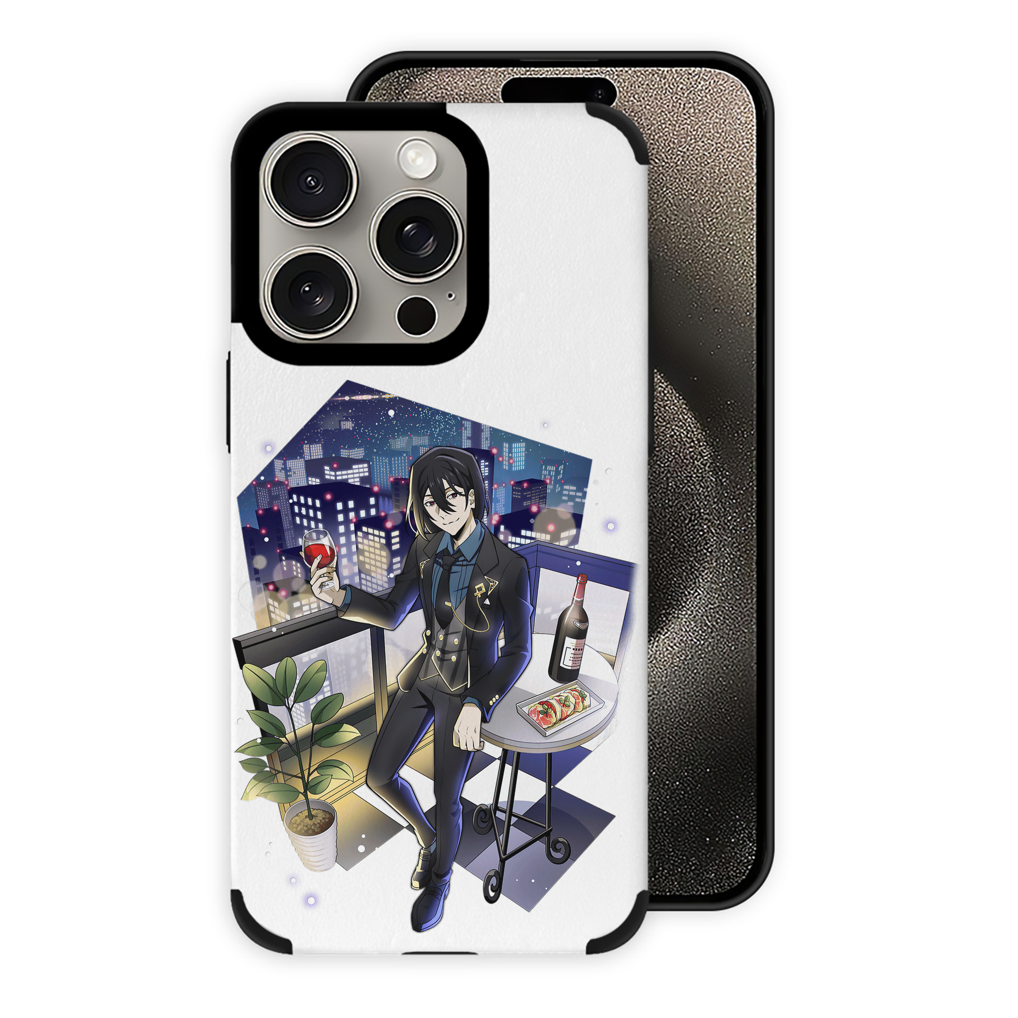 （画像用） 文豪ストレイドッグス Bungo Stray Dogs 【iPhone15ProMax対応】 PUレザー スマホケース 耐衝撃＆黄変防止